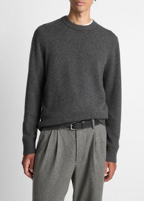 Wool-Cashmere Crew Neck Sweater