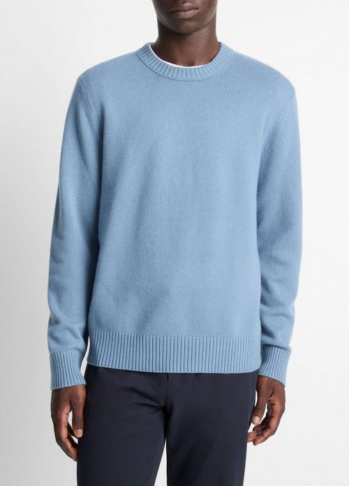 Wool-Cashmere Crew Neck Sweater