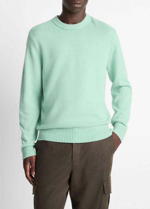 Wool-Cashmere Crew Neck Sweater