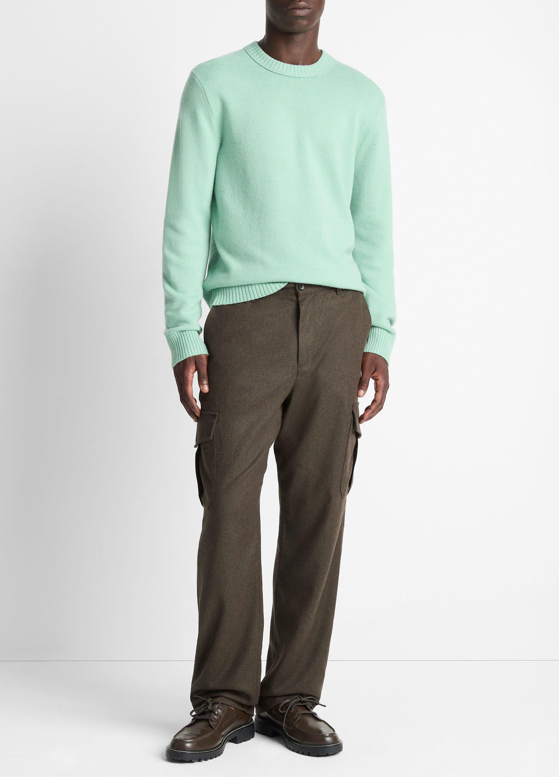 Wool-Cashmere Crew Neck Sweater image number 3