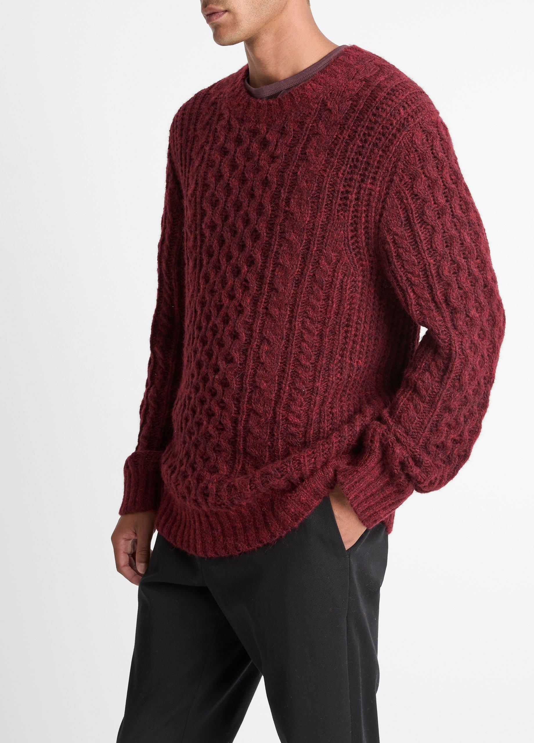 Airspun Cable-Knit Sweater image number 1