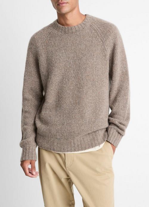 Donegal Cashmere Raglan-Sleeve Sweater