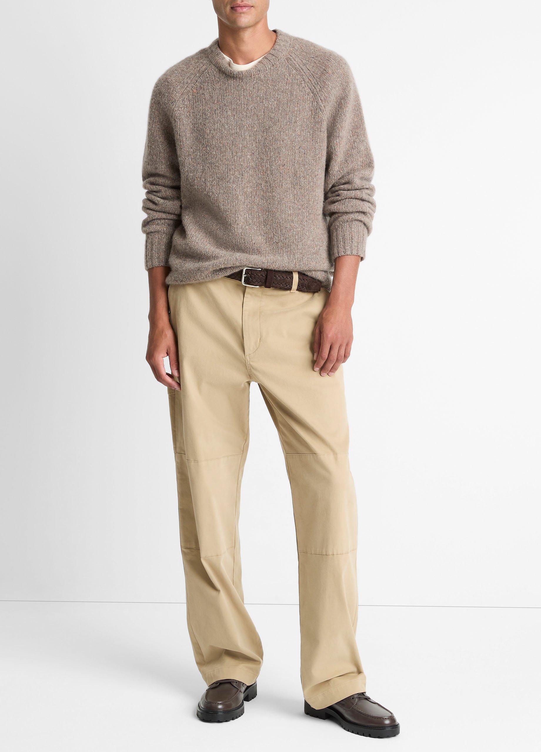 Donegal Cashmere Raglan-Sleeve Sweater image number 3