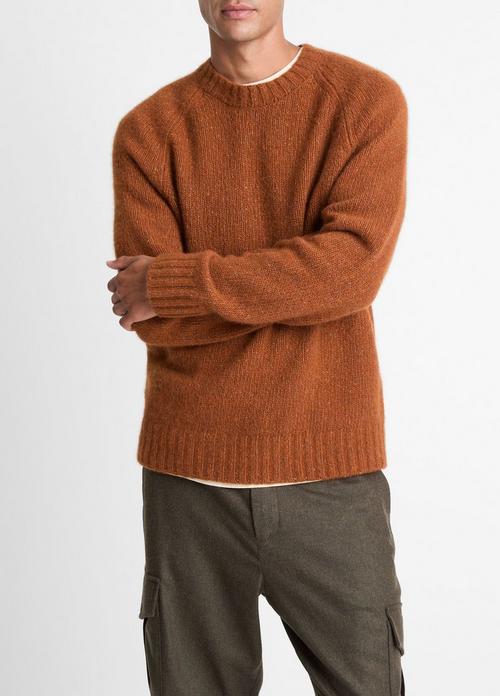 Donegal Cashmere Raglan-Sleeve Sweater