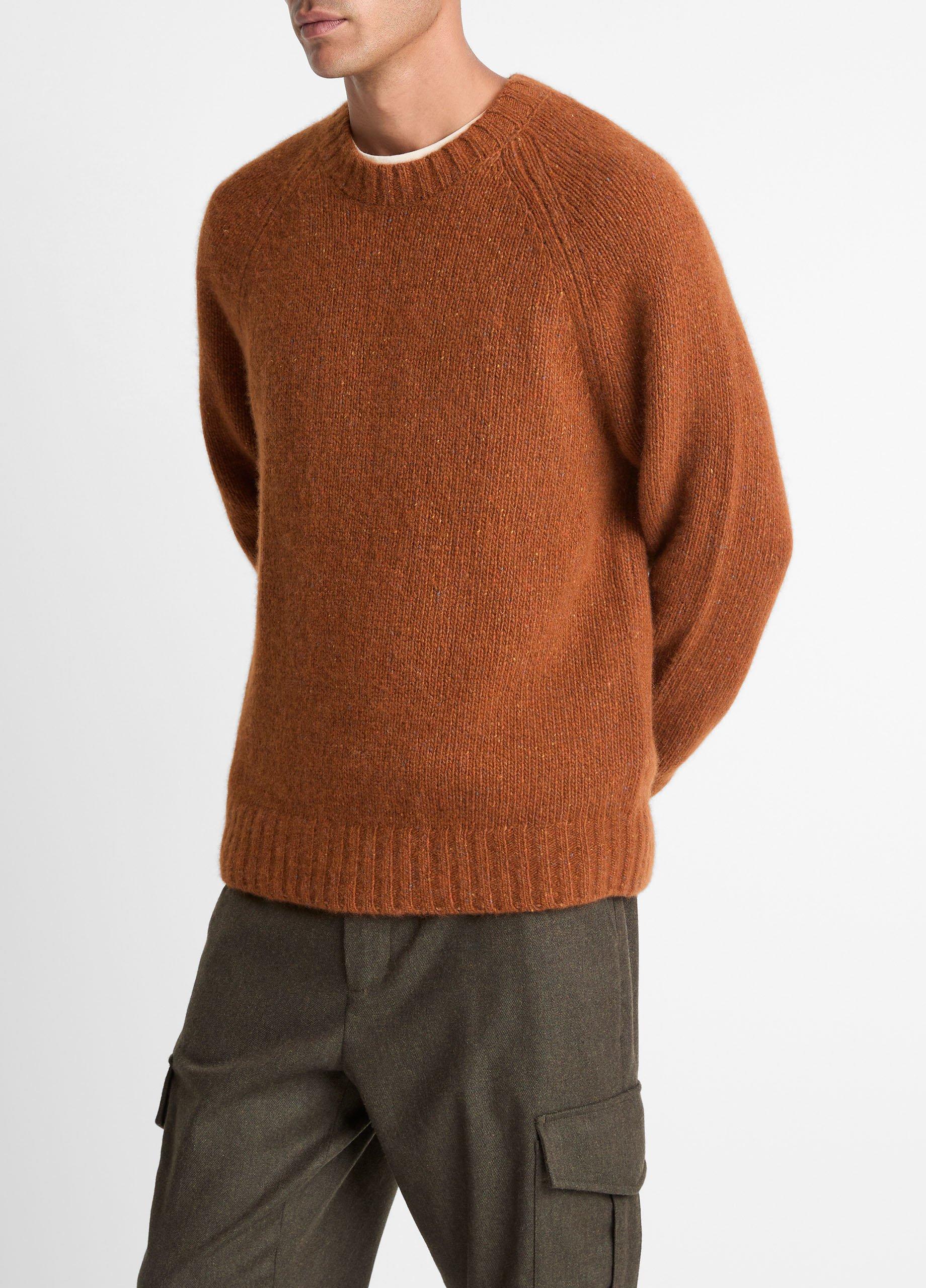 Donegal Cashmere Raglan-Sleeve Sweater image number 1