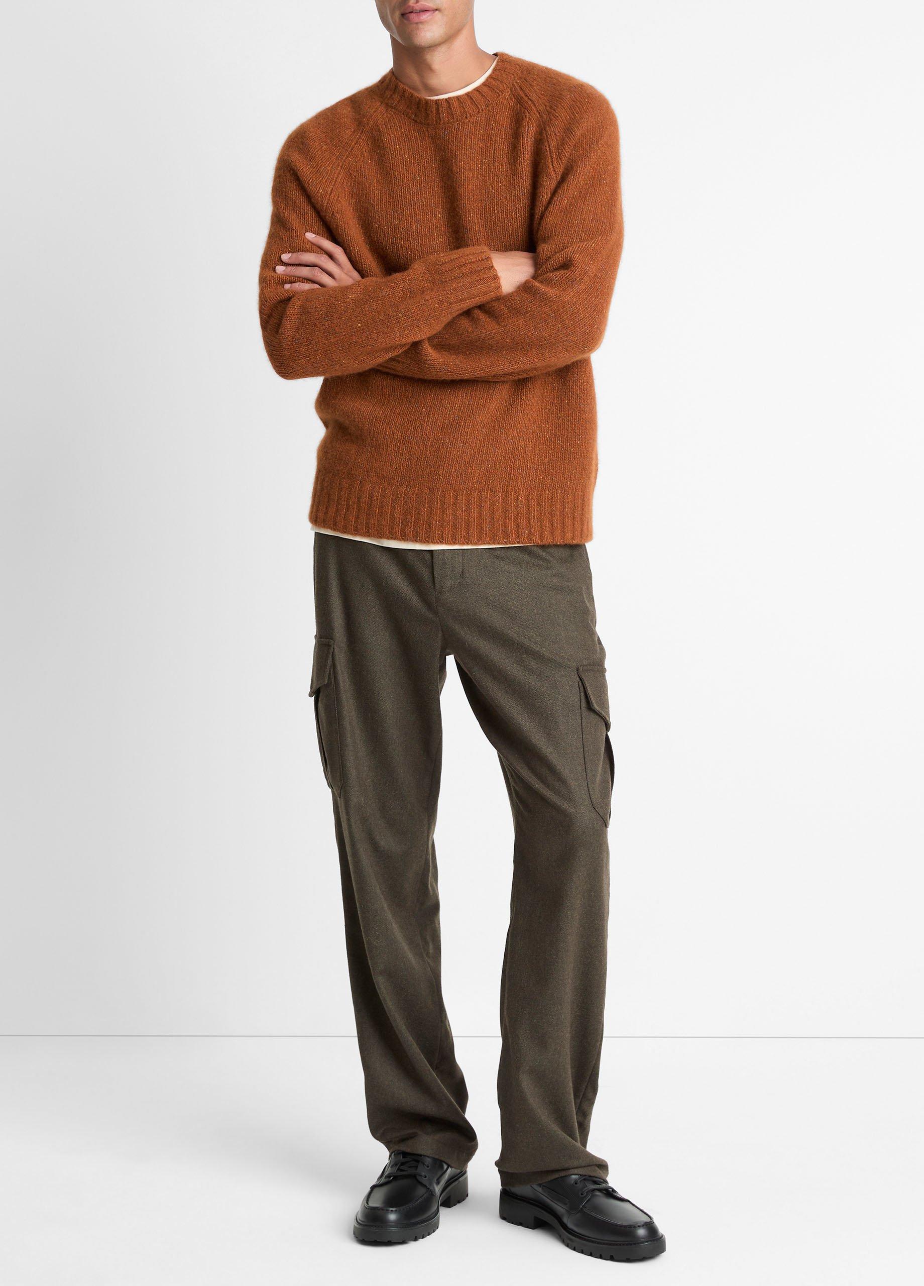 Donegal Cashmere Raglan-Sleeve Sweater image number 3