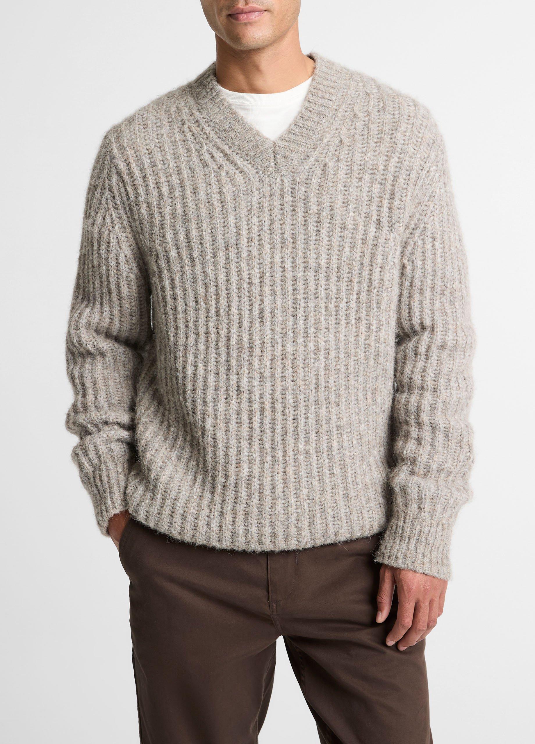 Softspun Alpaca & Wool-Blend V-Neck Sweater image number 0