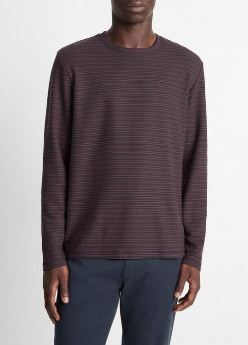 Striped Pima Cotton Piqué Long-Sleeve T-Shirt