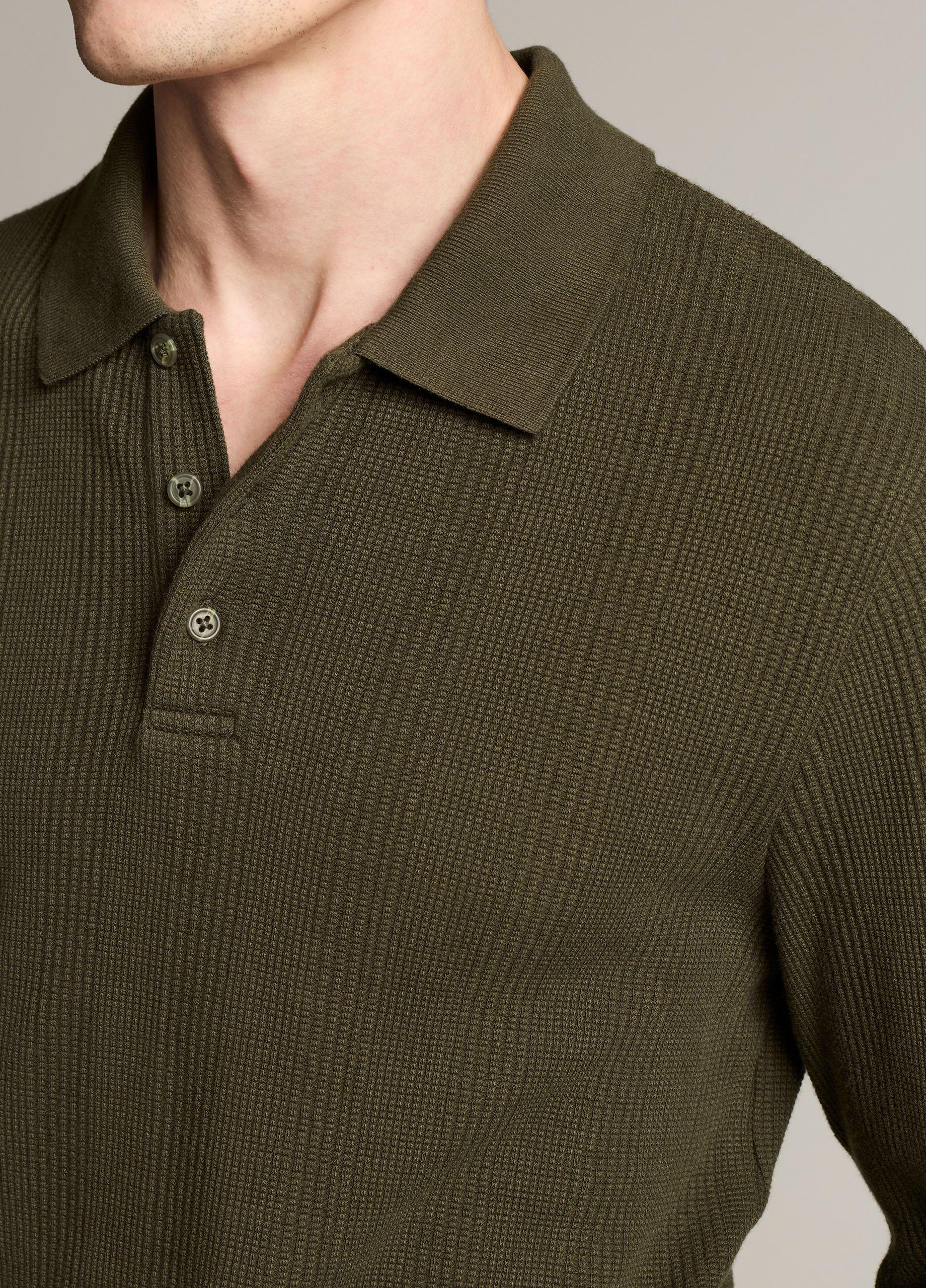 Variegated Cotton Polo Shirt image number 1