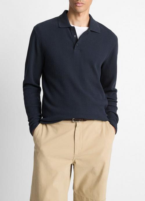 Variegated Cotton Polo Shirt