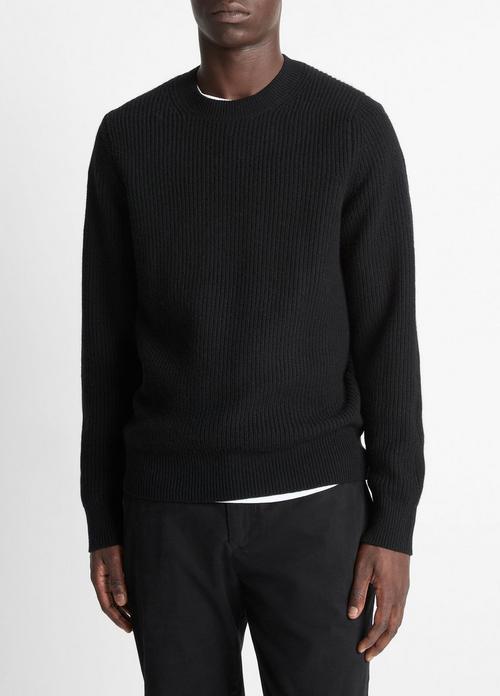 Shaker Wool-Cashmere Sweater
