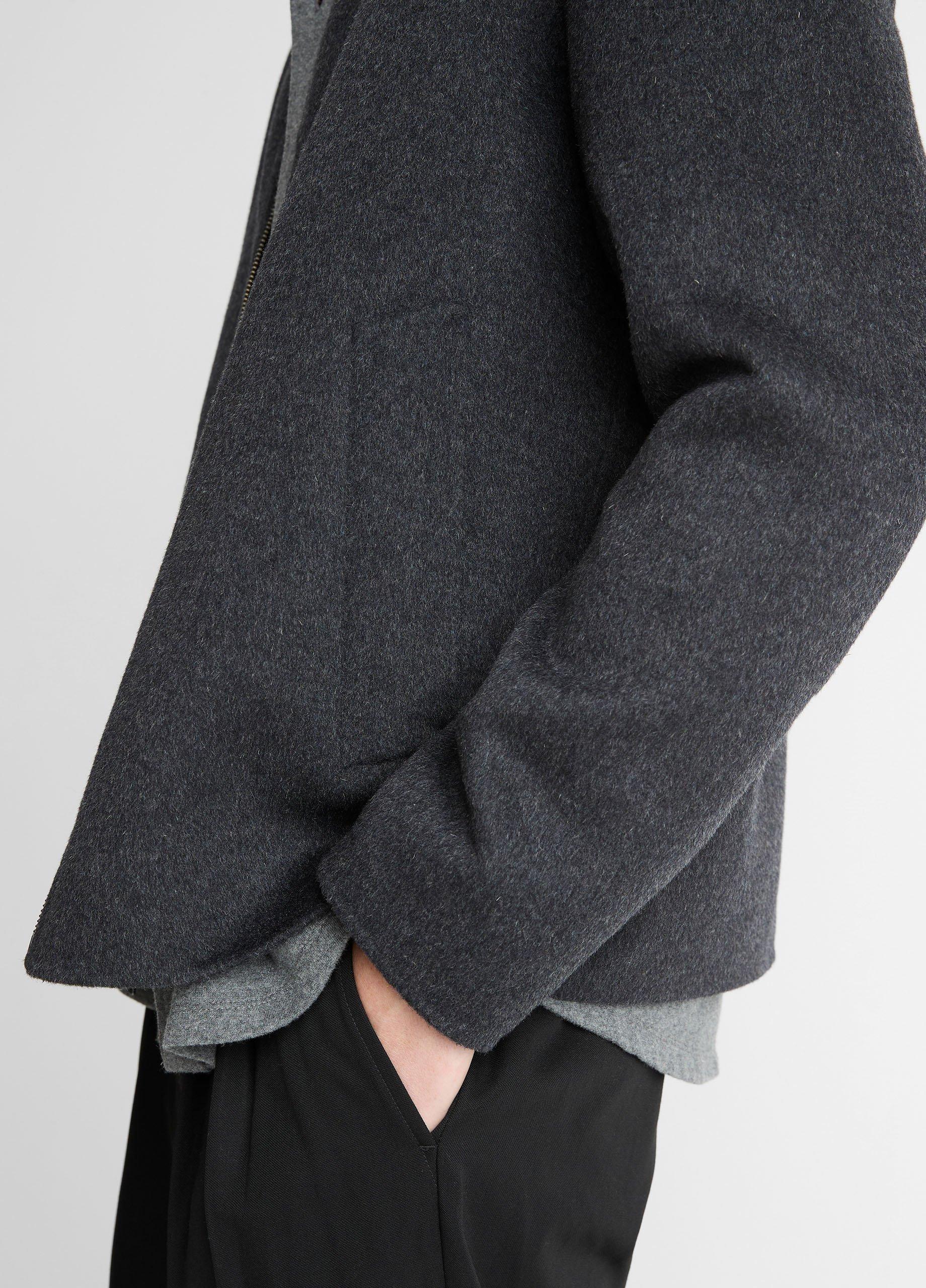 Splittable Wool-Blend Zip-Front Jacket image number 1