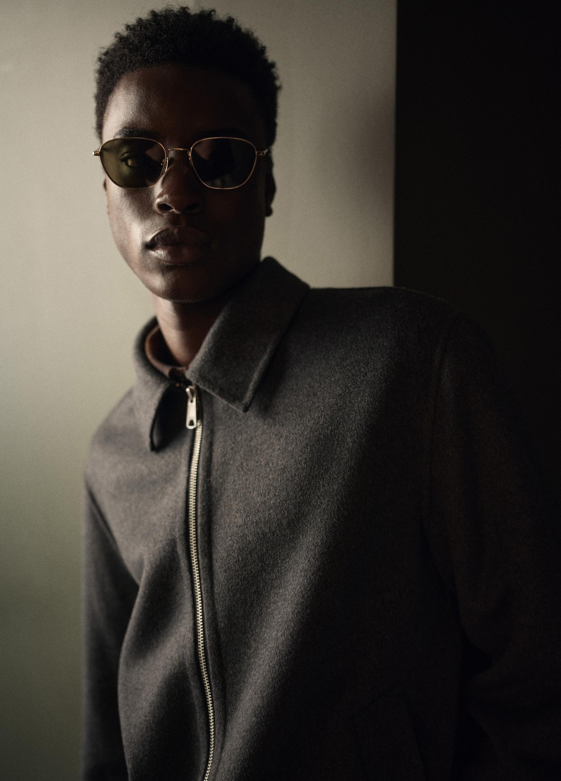 Splittable Wool-Blend Zip-Front Jacket image number 4