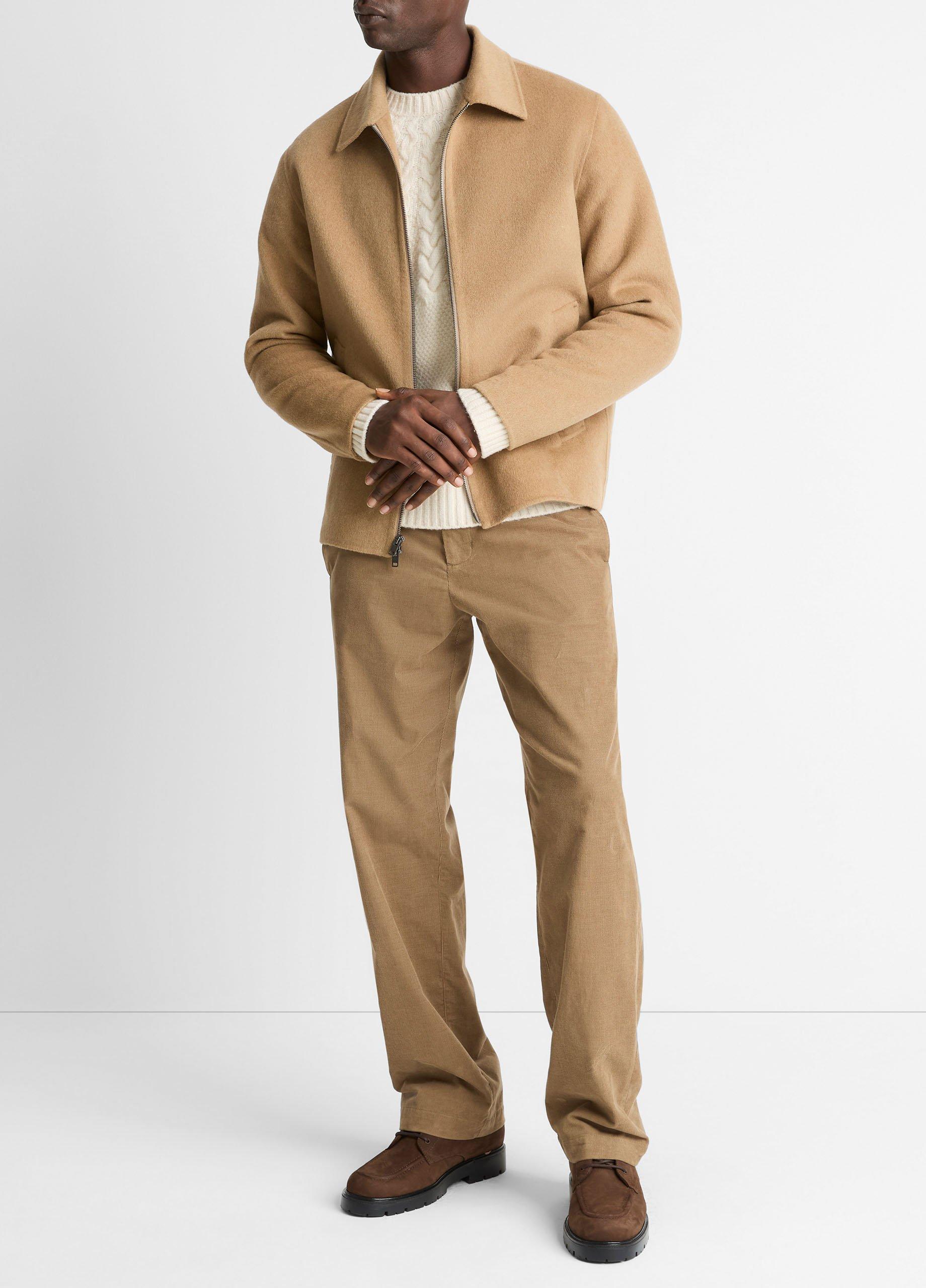 Splittable Wool-Blend Zip-Front Jacket image number 3