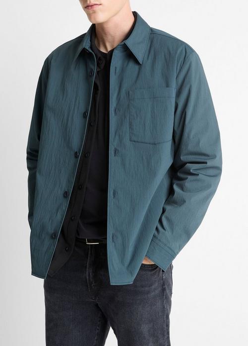 Insulated Tech-Cotton Shirt Jacket
