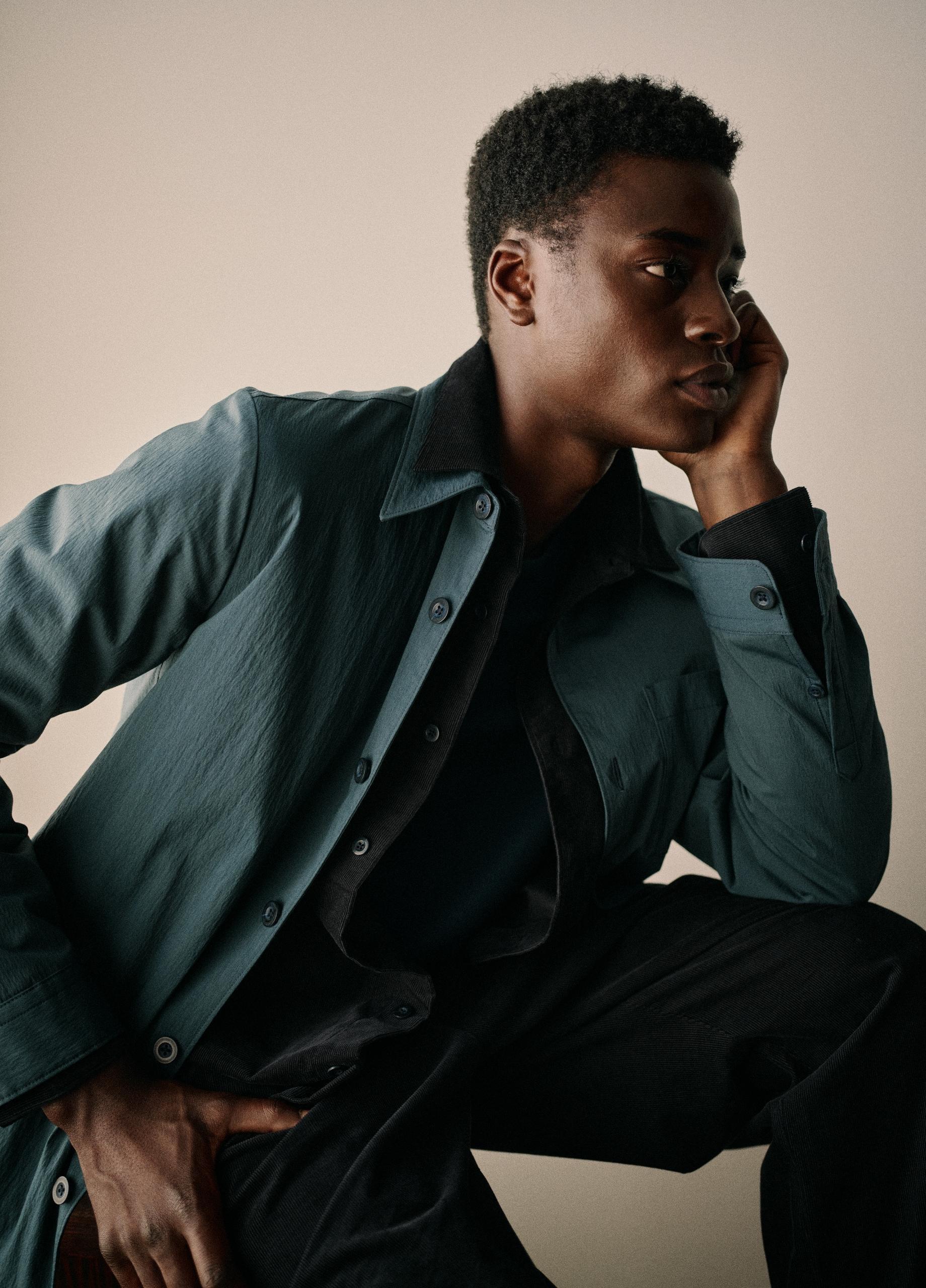 Insulated Tech-Cotton Shirt Jacket image number 4