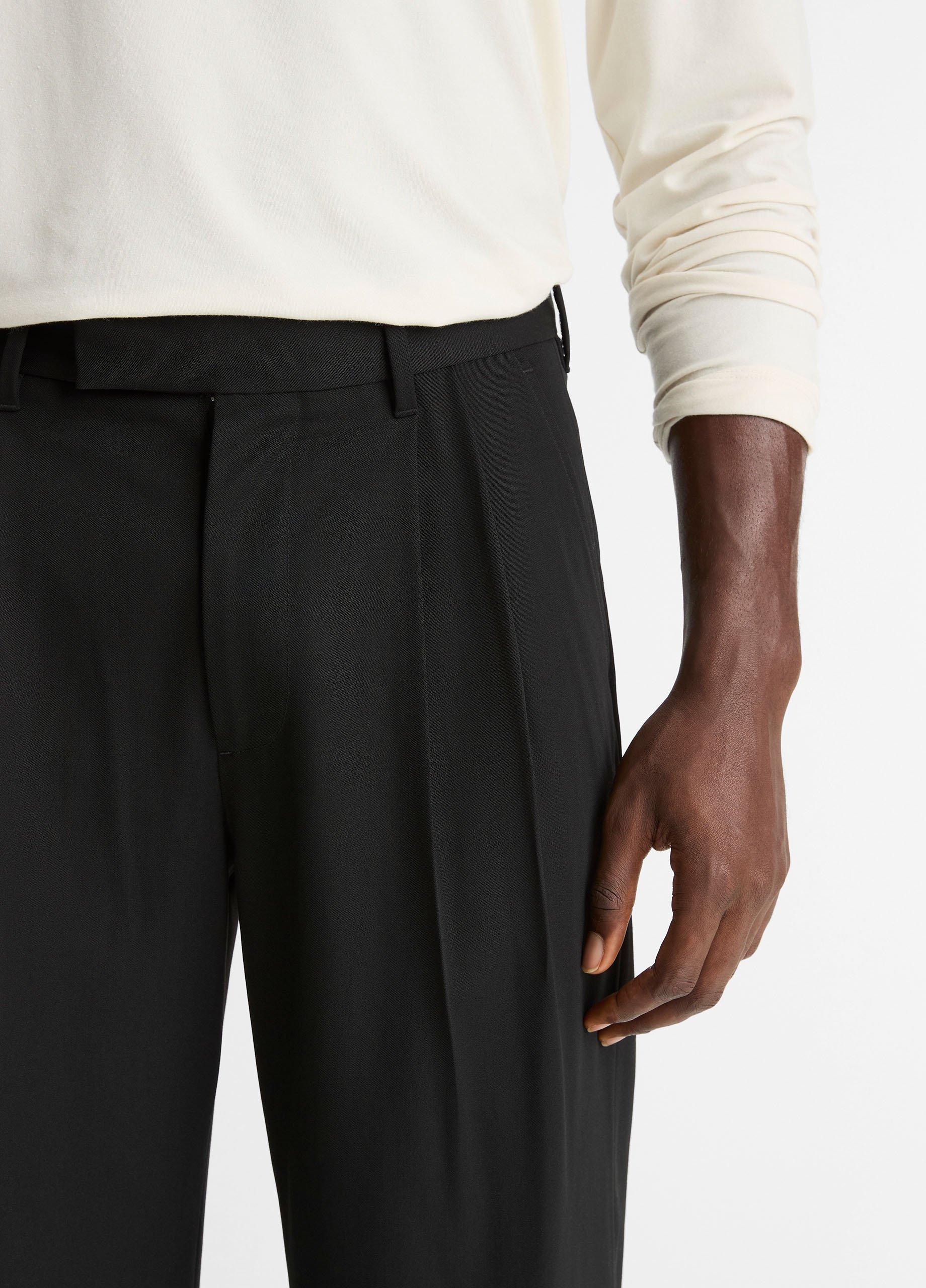 Wool Double-Pleat Suiting Trouser image number 3