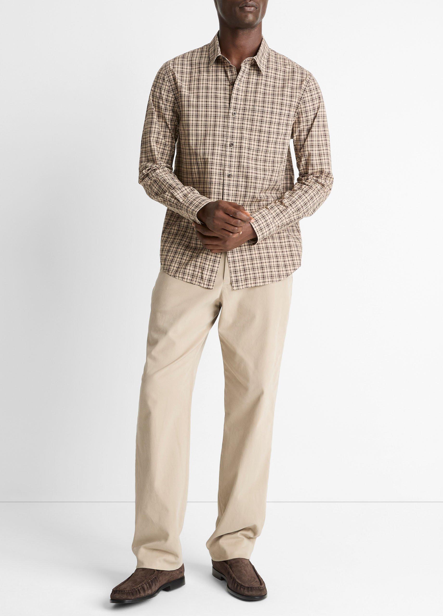 Great Falls Plaid Cotton Button-Front Shirt image number 3