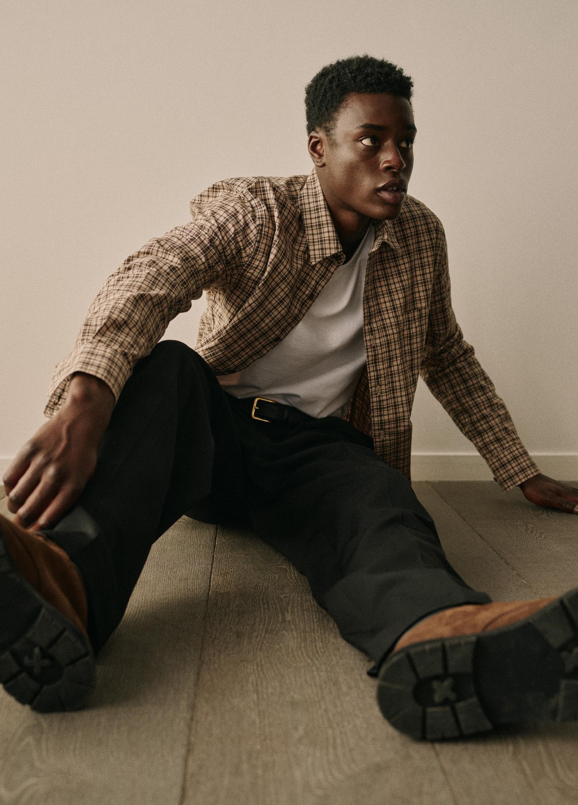 Great Falls Plaid Cotton Button-Front Shirt image number 4