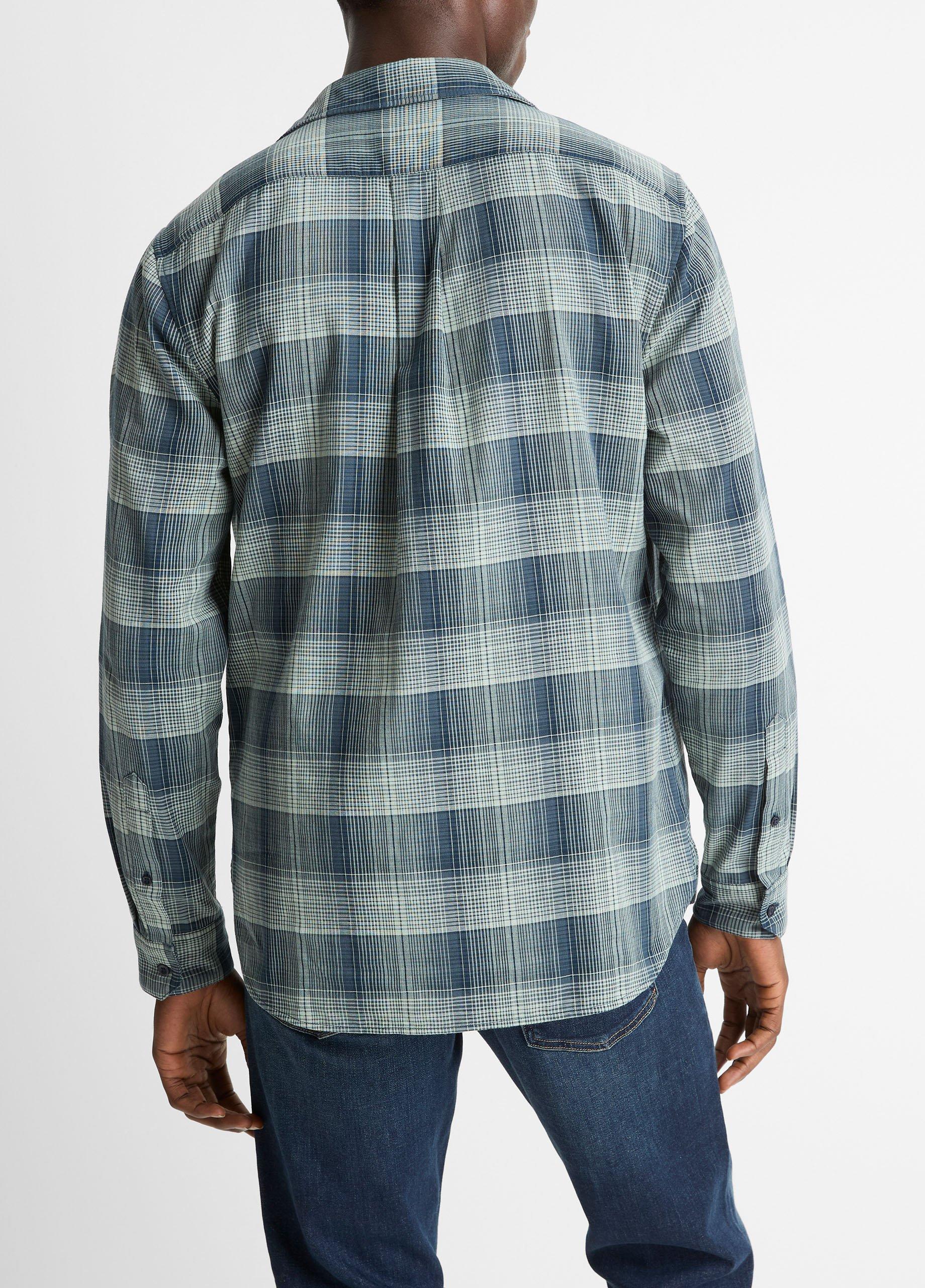 Big Sky Plaid Cotton Button-Front Shirt image number 2