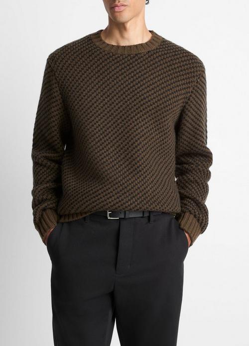 Birdseye Twill Wool-Cashmere Sweater