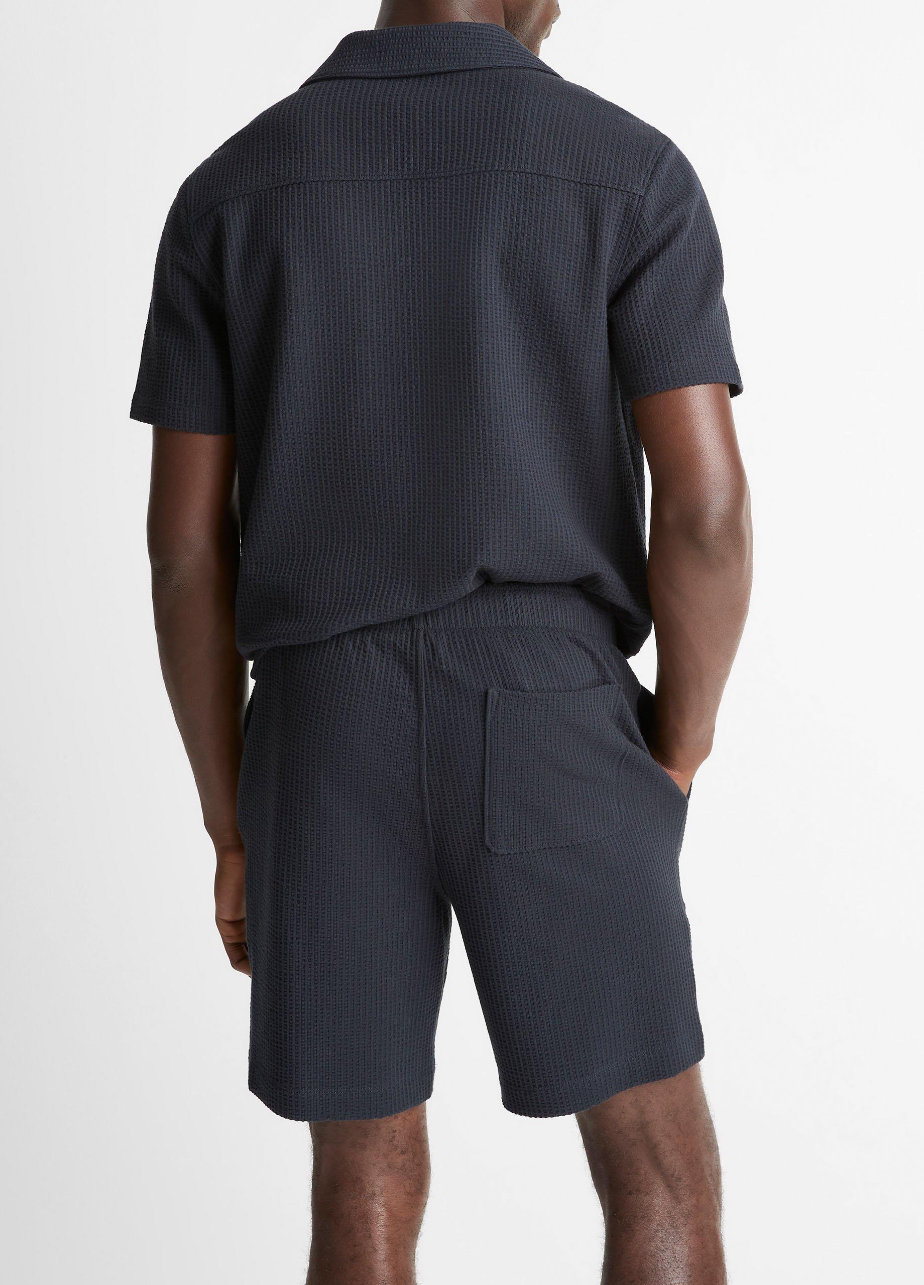 Seersucker-Knit Stretch-Cotton Short image number 2