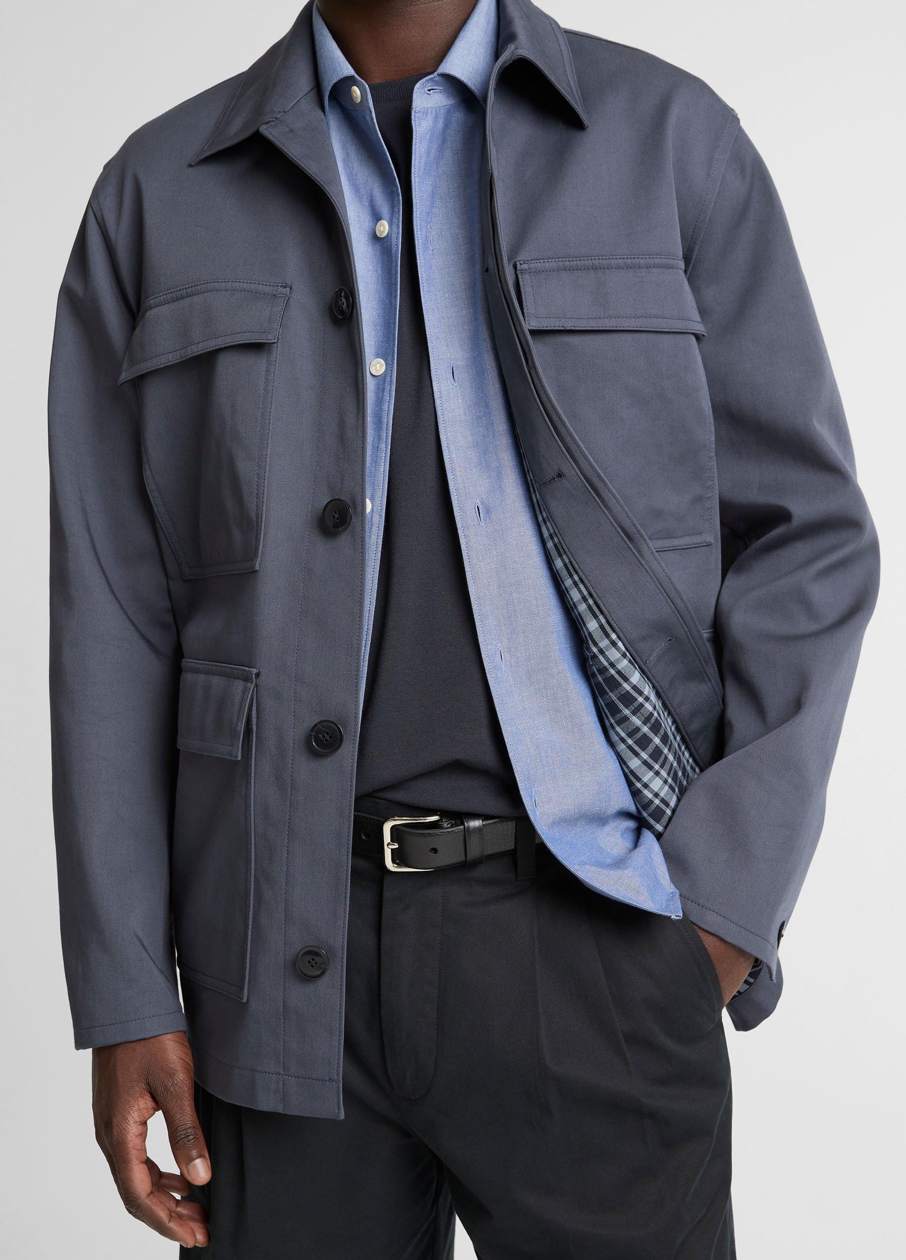 Brushed Cotton Twill Chore Coat image number 1