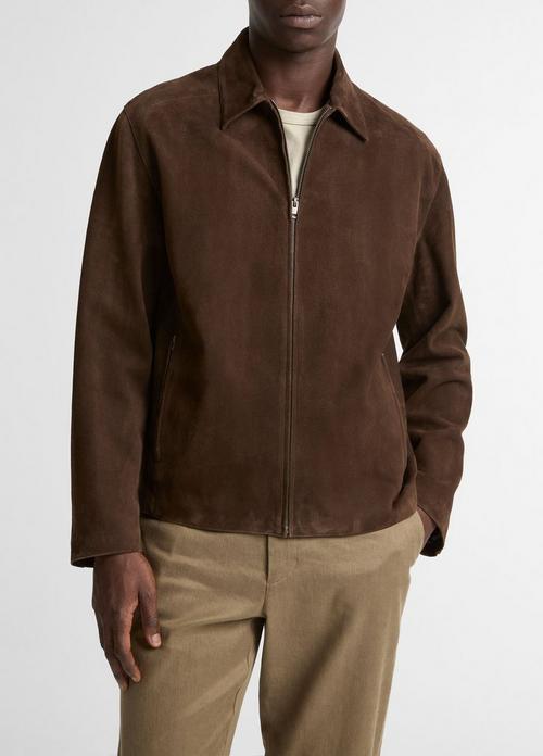Suede Moto Jacket