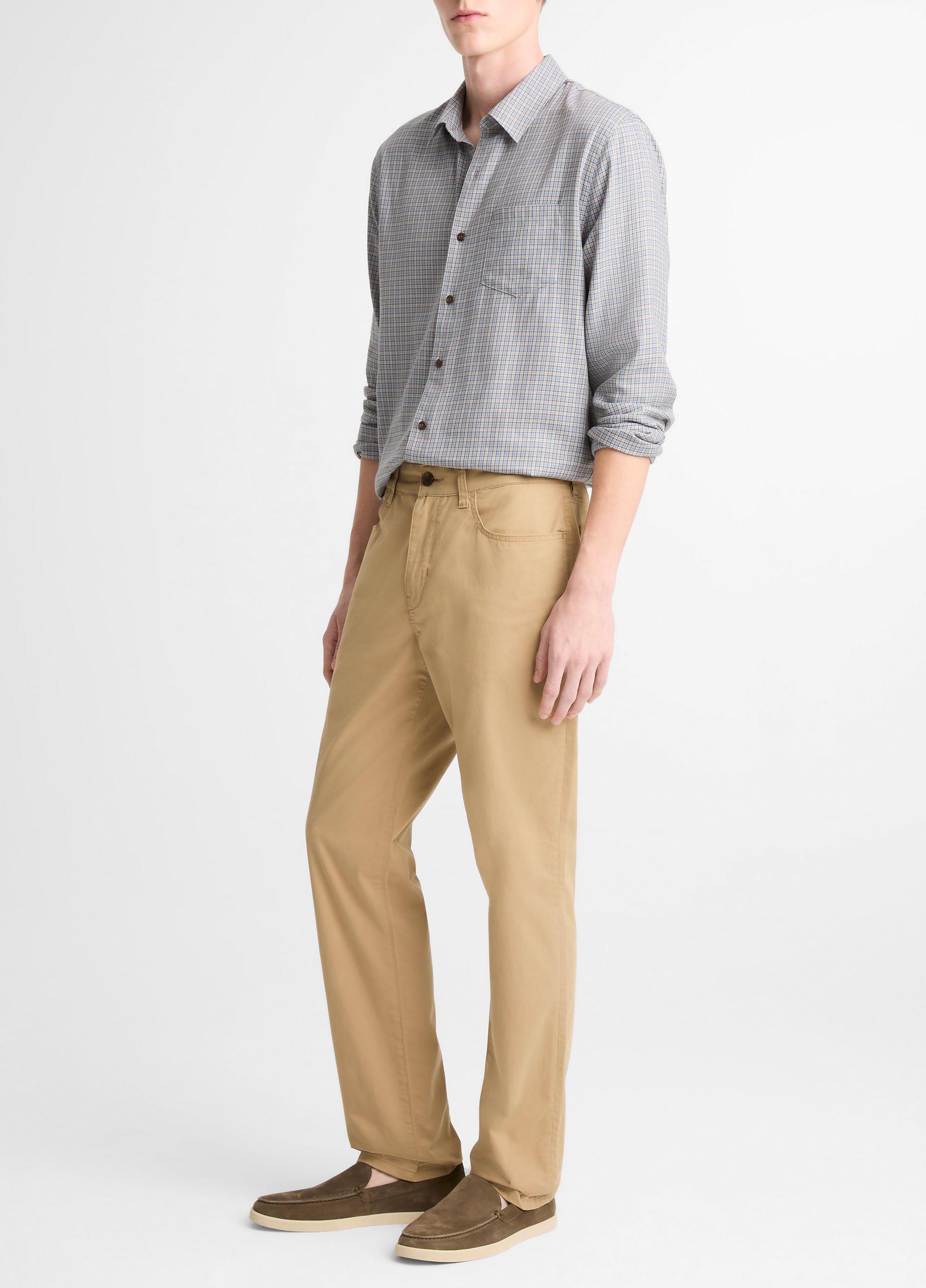 Dylan Slim 5-Pocket Cotton Sateen Pant image number 1