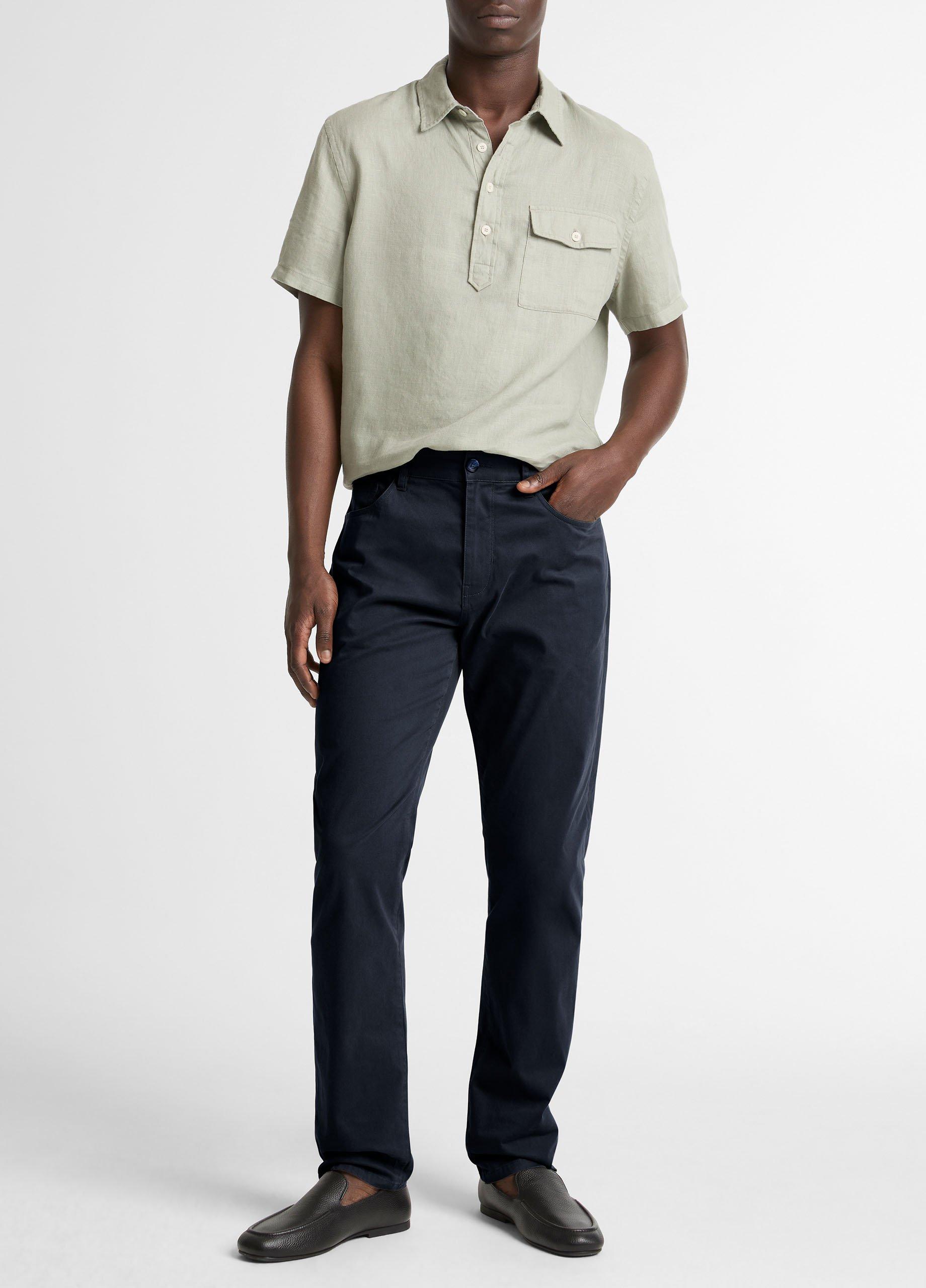 Dylan Slim 5-Pocket Cotton Sateen Pant image number 0