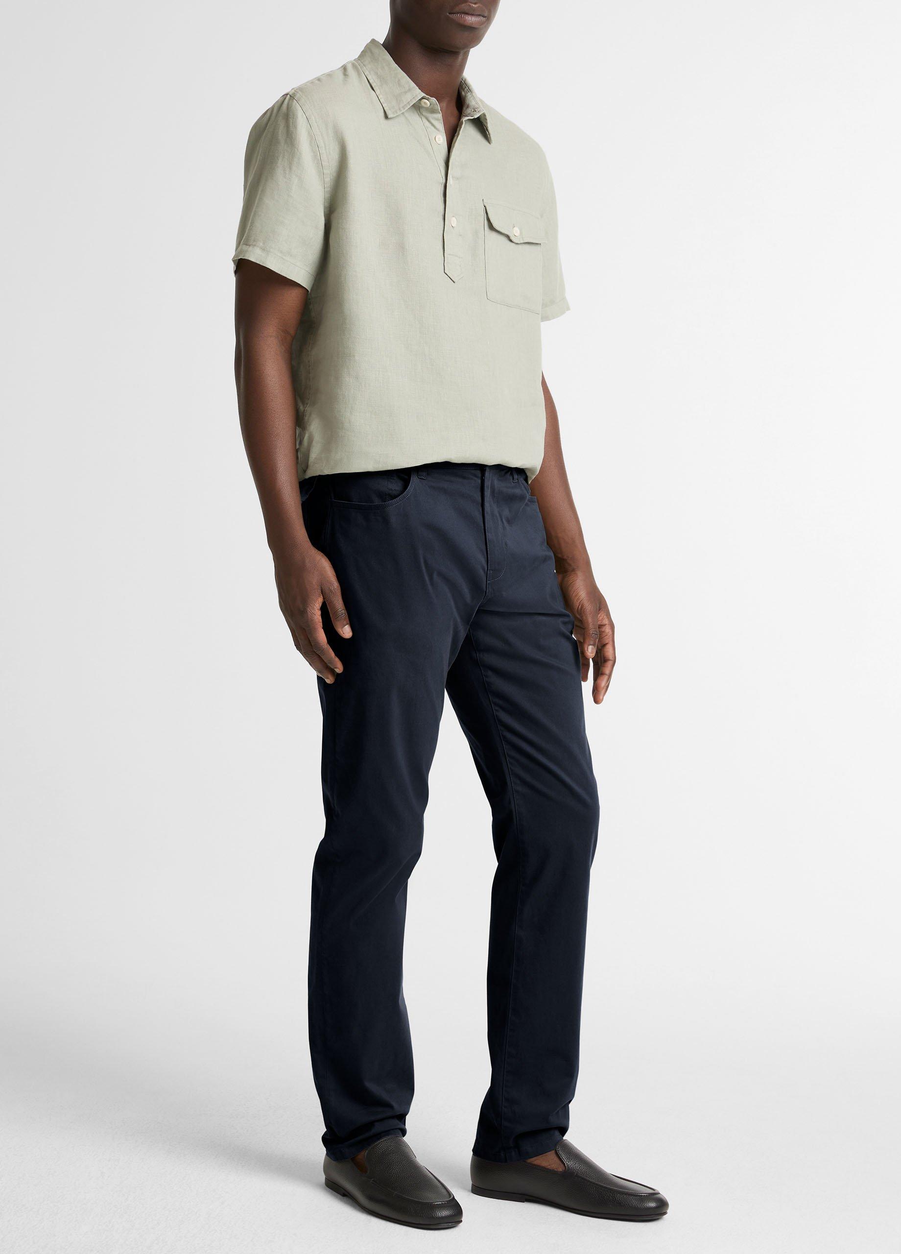 Dylan Slim 5-Pocket Cotton Sateen Pant image number 1