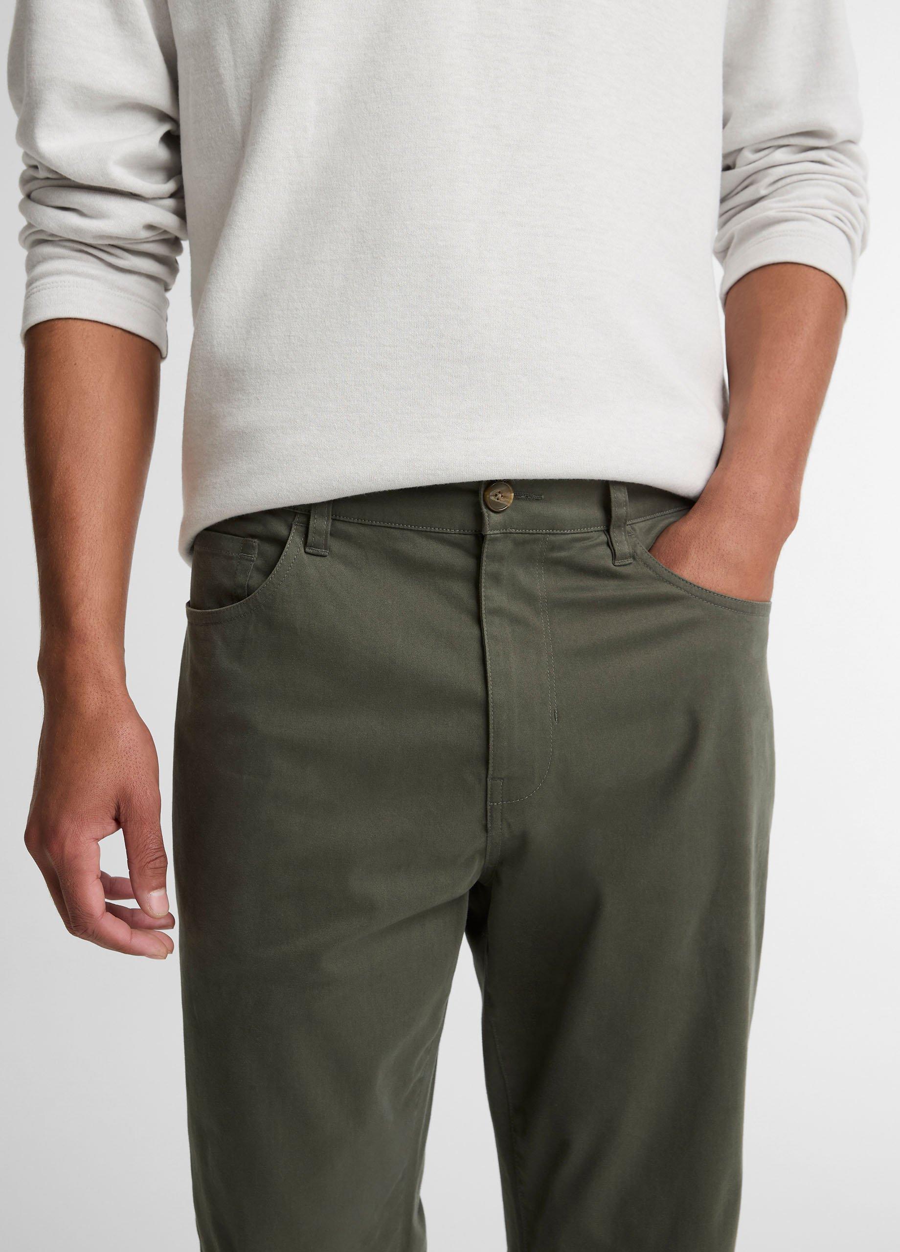 Dylan Slim 5-Pocket Cotton Sateen Pant image number 3