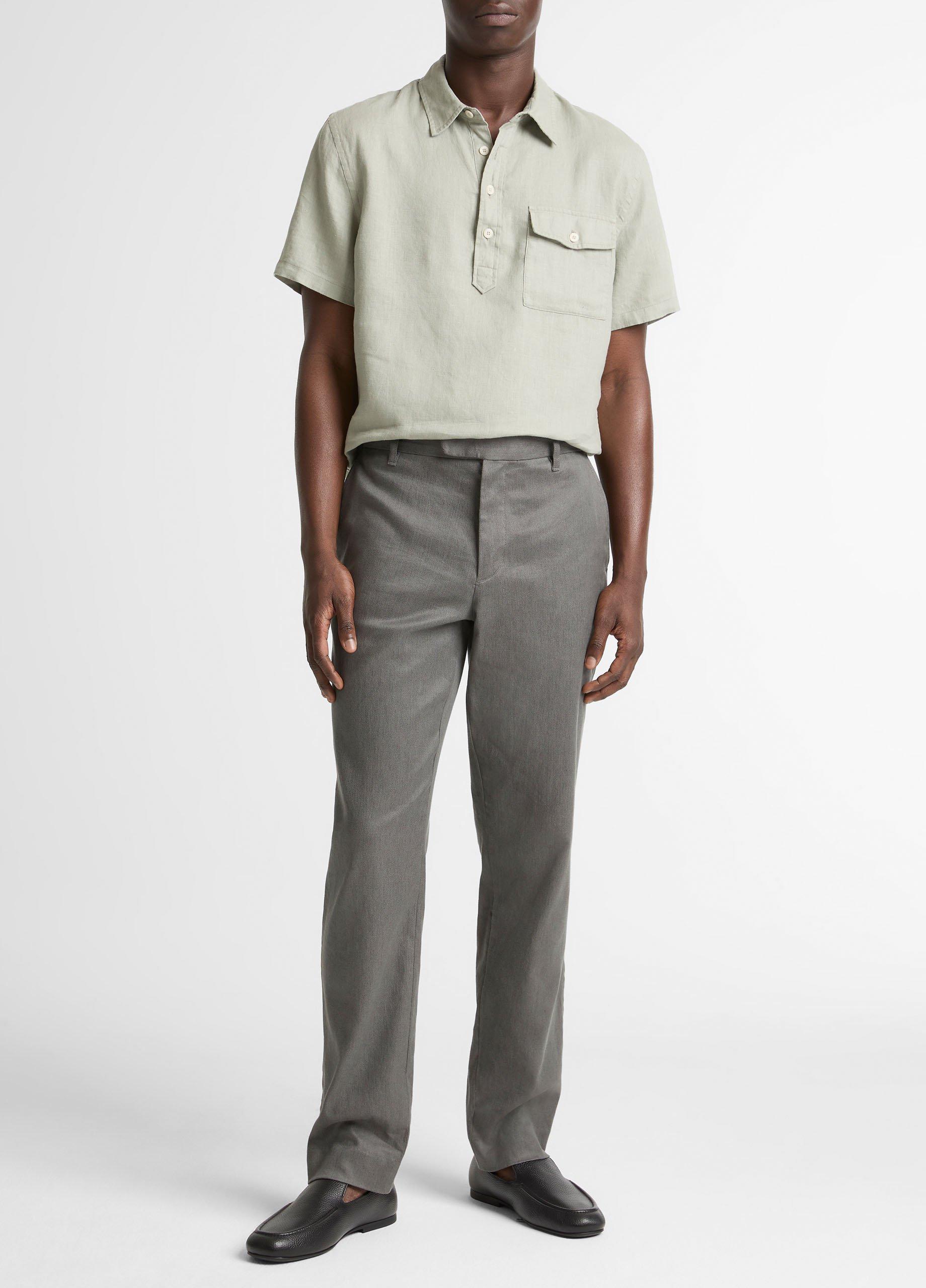 Owen Athletic Linen-Cotton Extended-Tab Pant image number 0