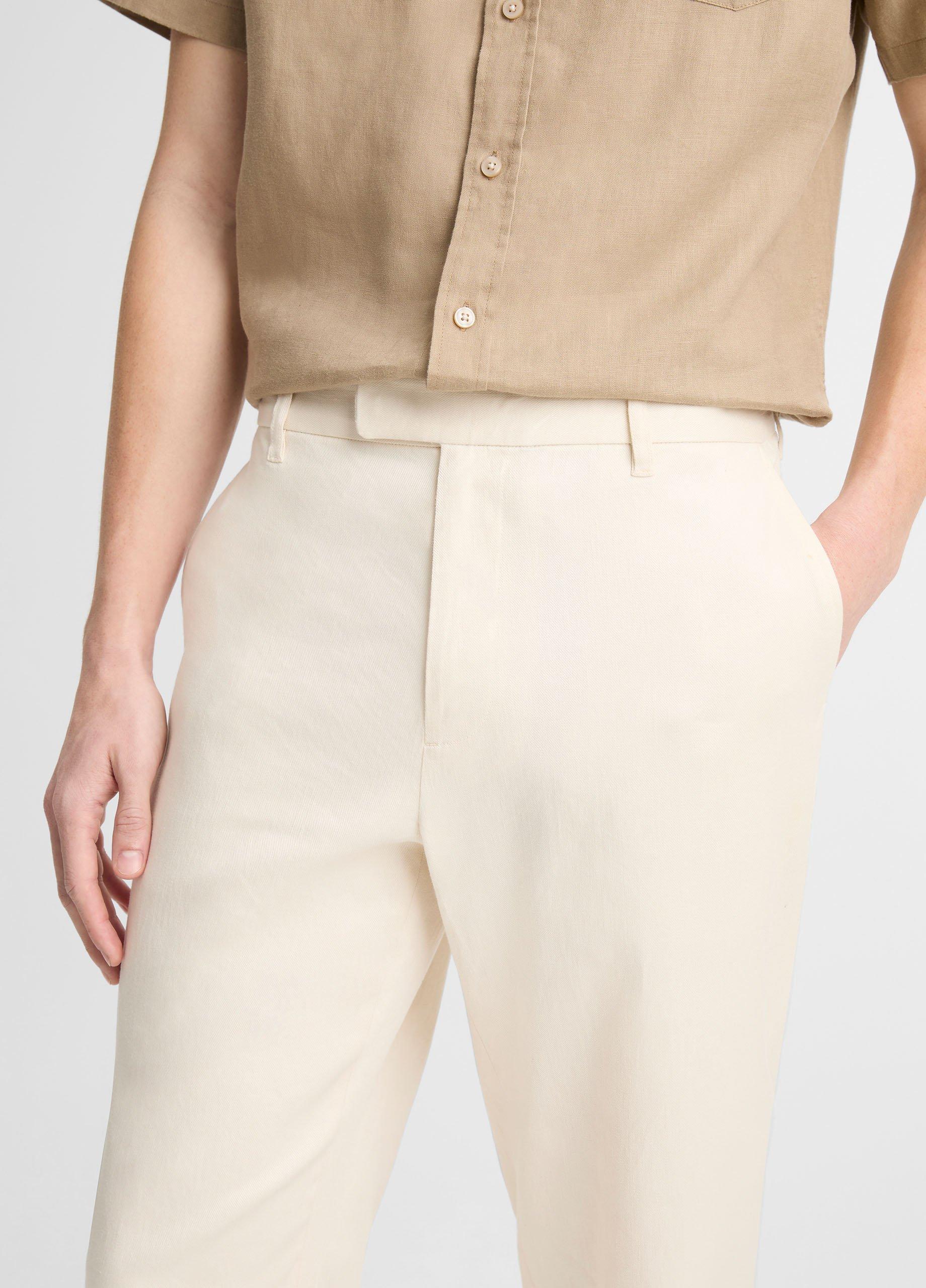 Owen Athletic Linen-Cotton Extended-Tab Pant image number 3
