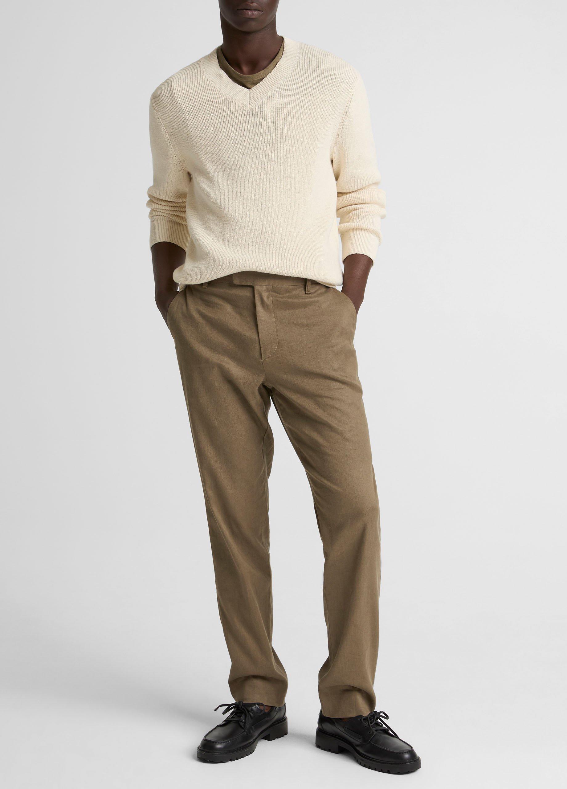 Owen Athletic Linen-Cotton Extended-Tab Pant image number 0
