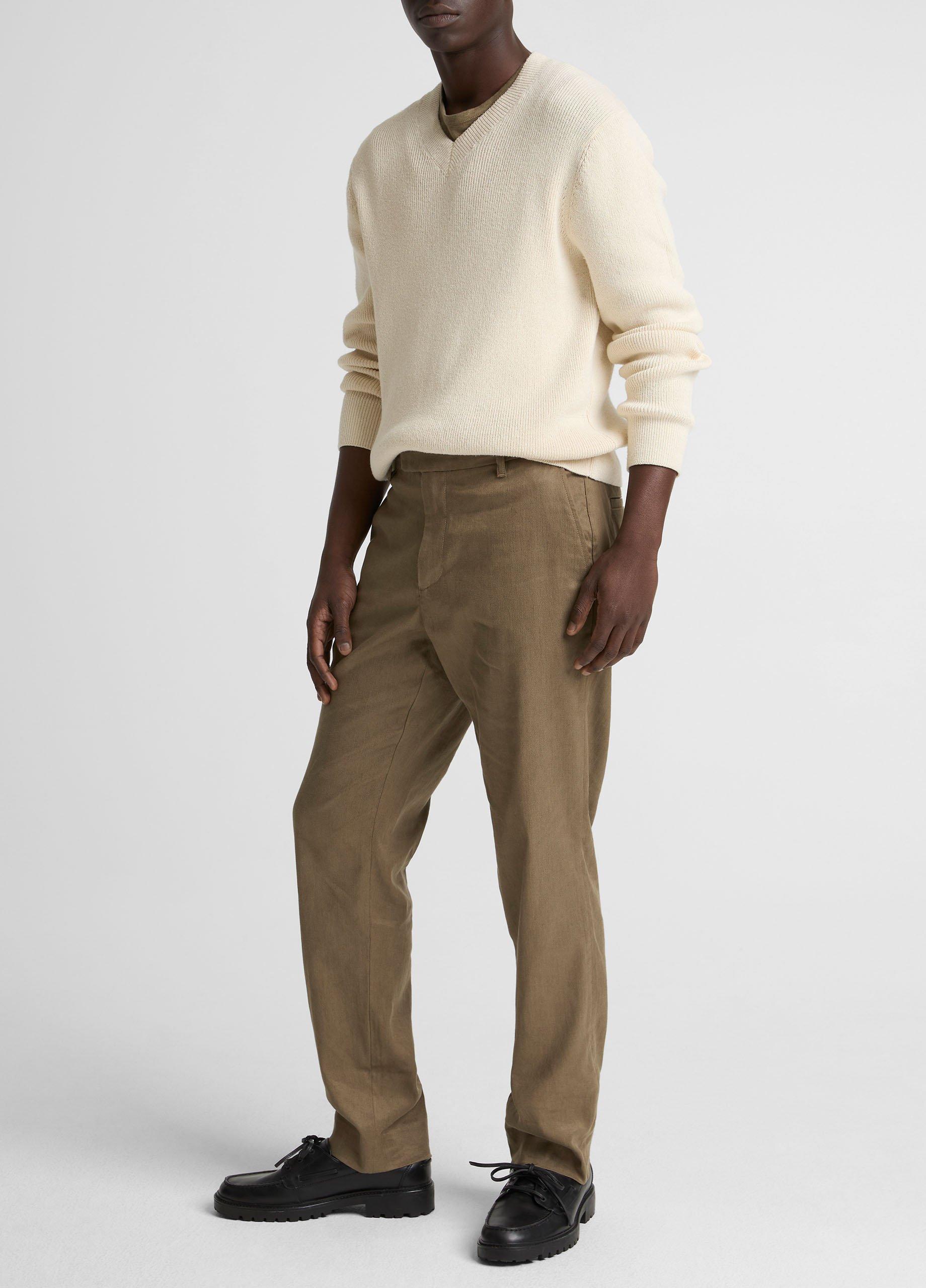 Owen Athletic Linen-Cotton Extended-Tab Pant image number 1