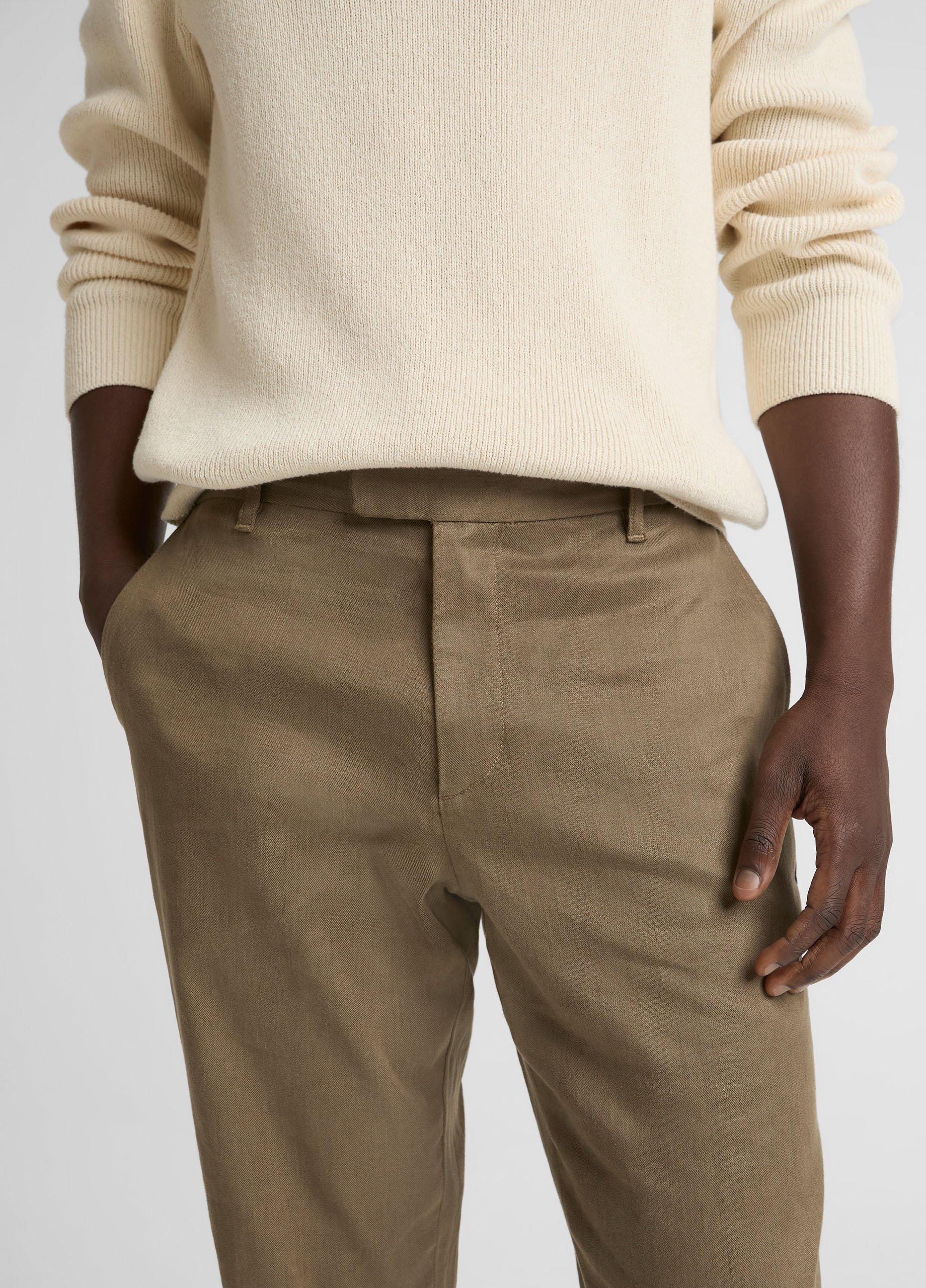 Owen Athletic Linen-Cotton Extended-Tab Pant image number 3
