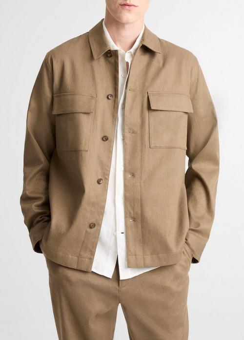 Italian Linen-Cotton Chore Coat
