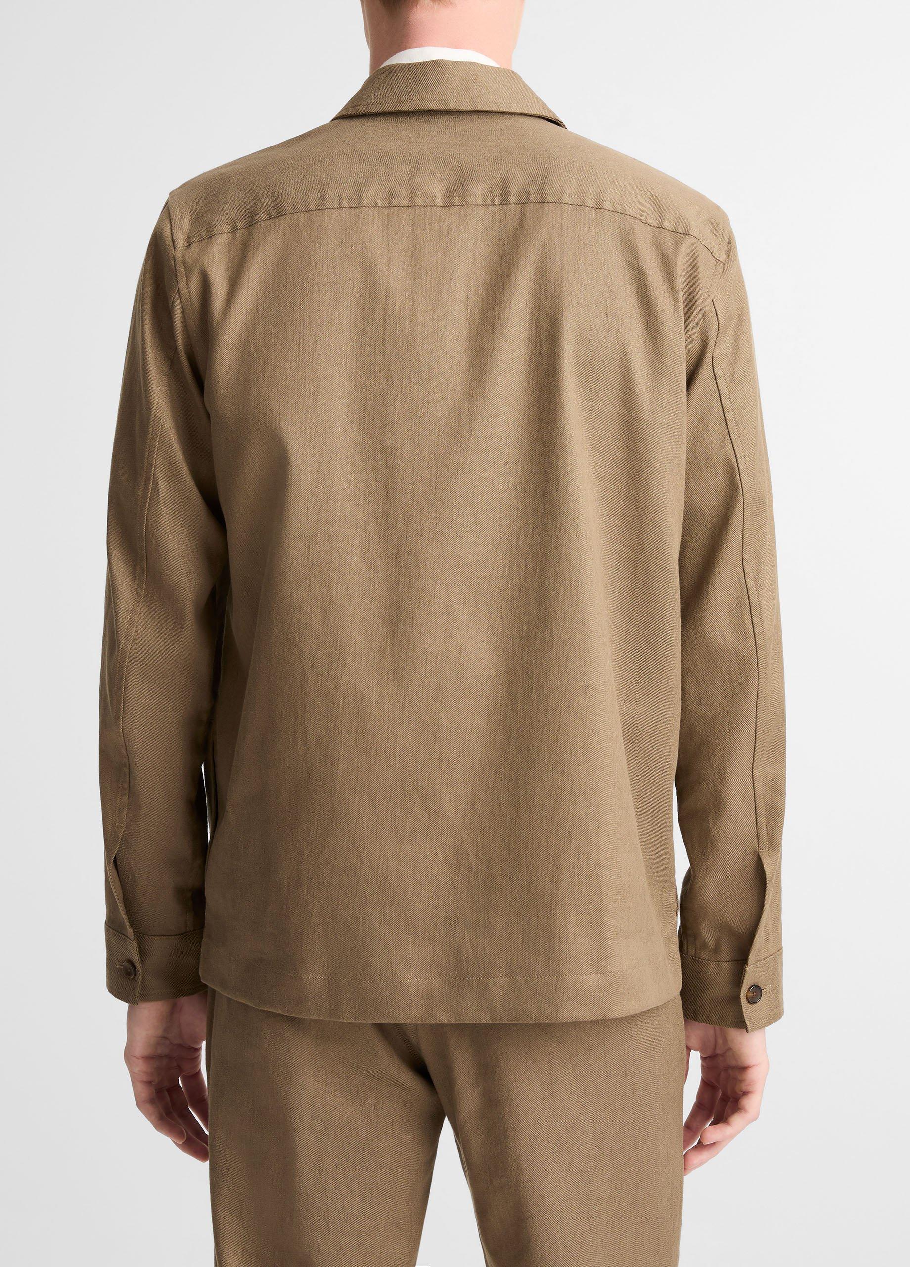Italian Linen-Cotton Chore Coat image number 2