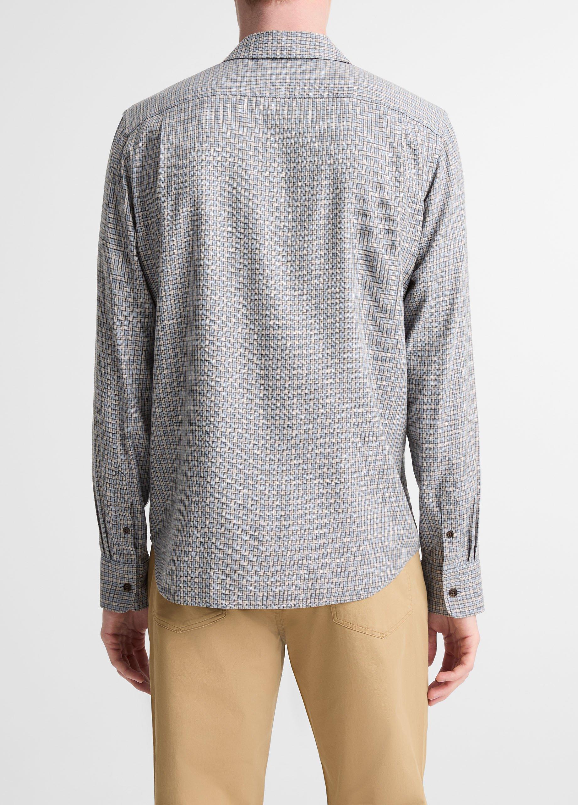 Genesse Plaid Cotton-Blend Button-Front Shirt image number 2
