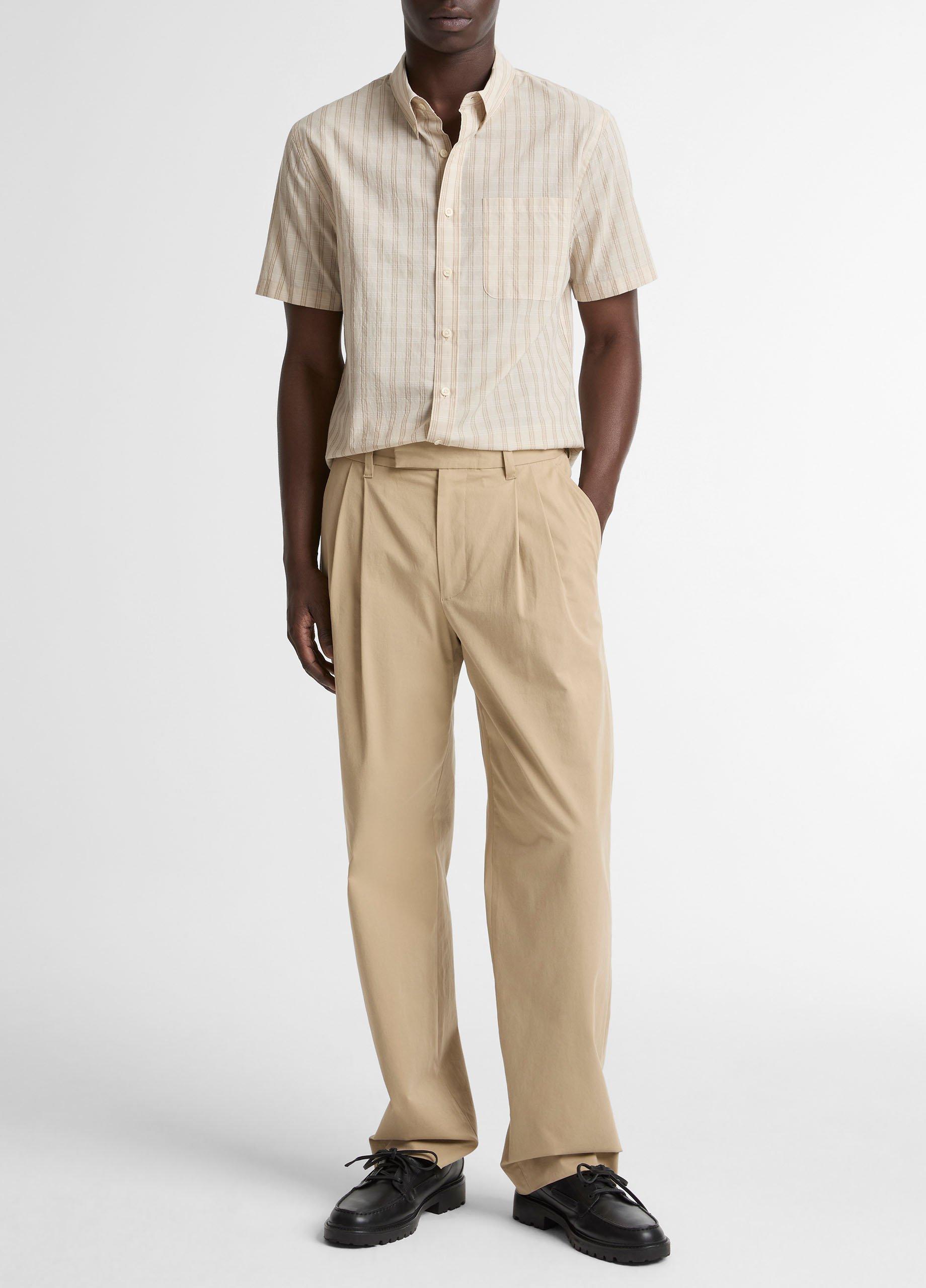 Corbin Stripe Cotton-Blend Button-Down Shirt image number 3