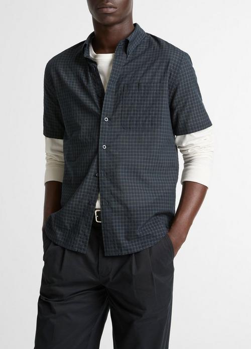 Cortland Plaid Cotton-Blend Button-Down Shirt