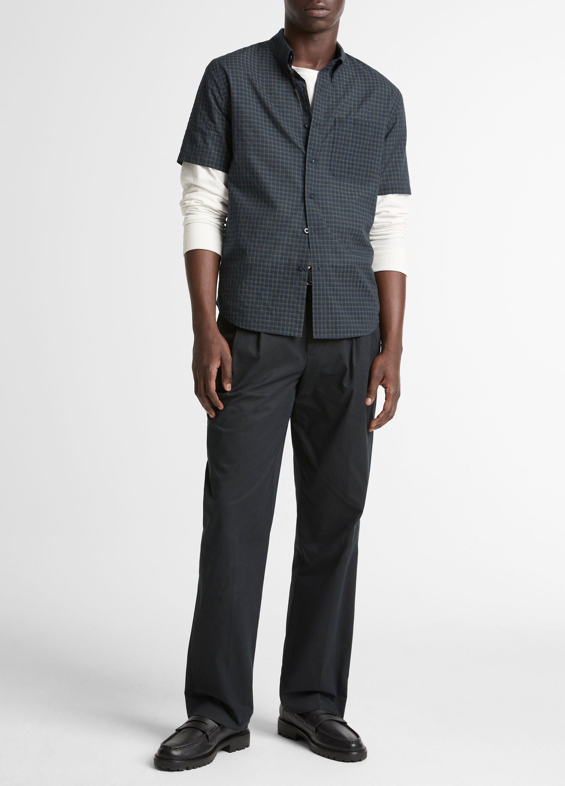 Cortland Plaid Cotton-Blend Button-Down Shirt image number 3