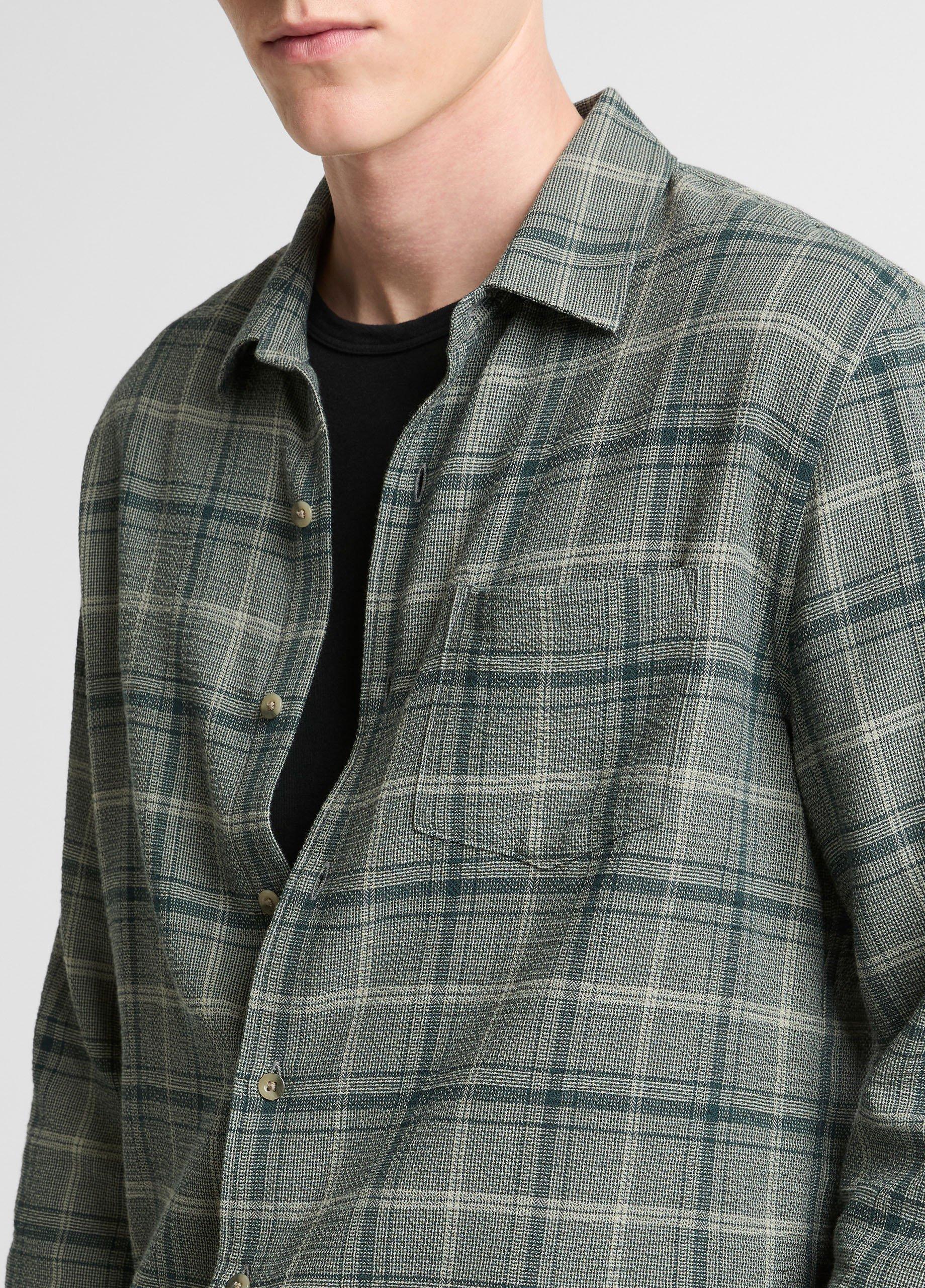 Catskill Plaid Cotton Button-Front Shirt image number 1