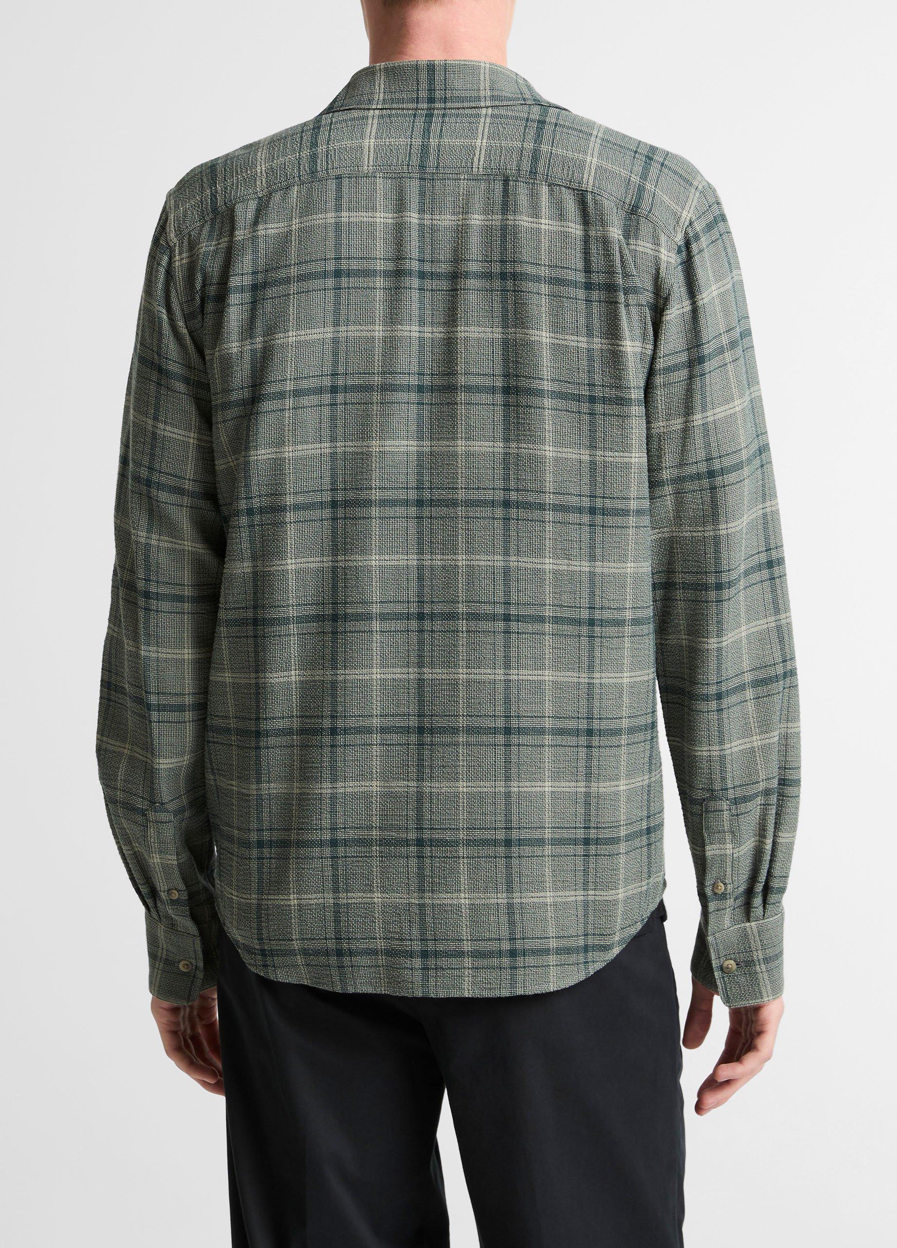 Catskill Plaid Cotton Button-Front Shirt image number 2