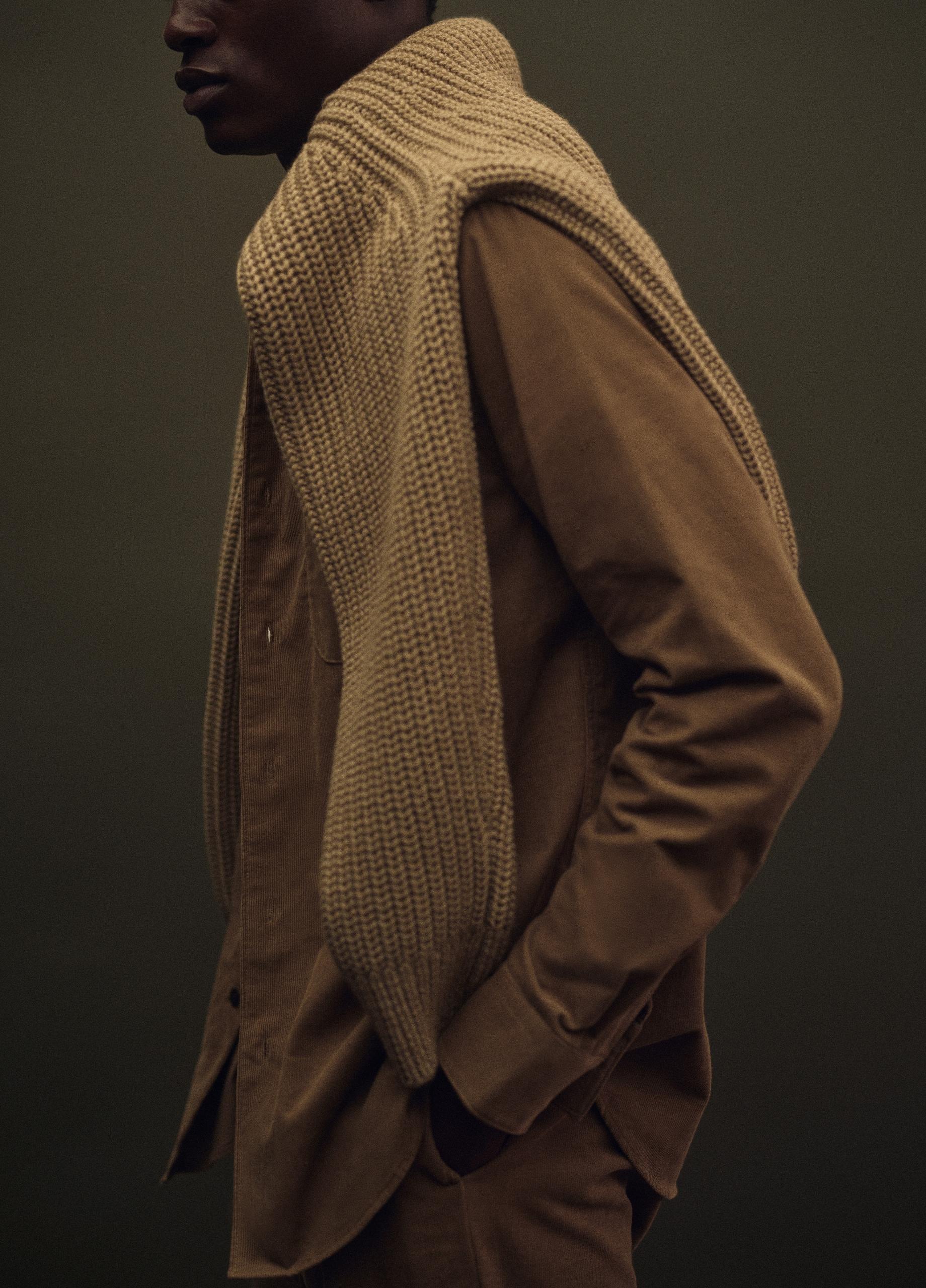 Utility Shaker Merino Wool Sweater image number 5