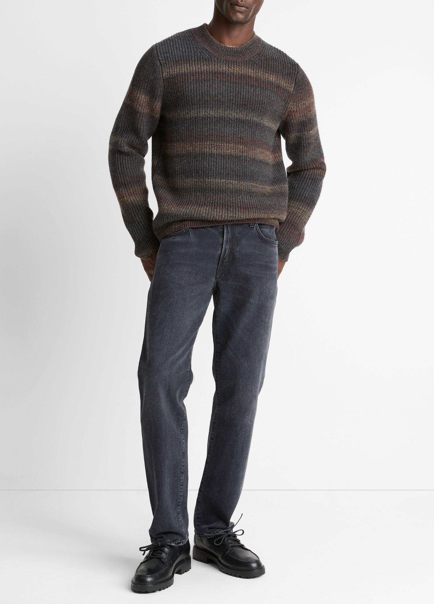 Space-Dye Shaker Wool-Blend Sweater image number 3