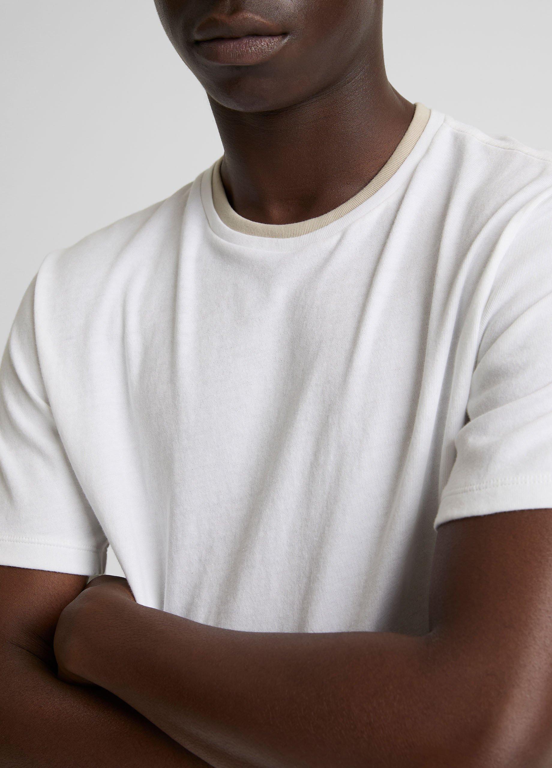 Cotton Double-Collar T-Shirt image number 1