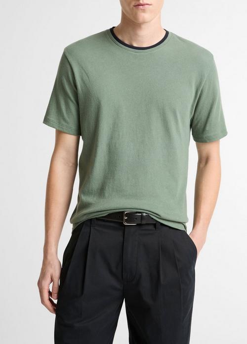 Cotton Double-Collar T-Shirt