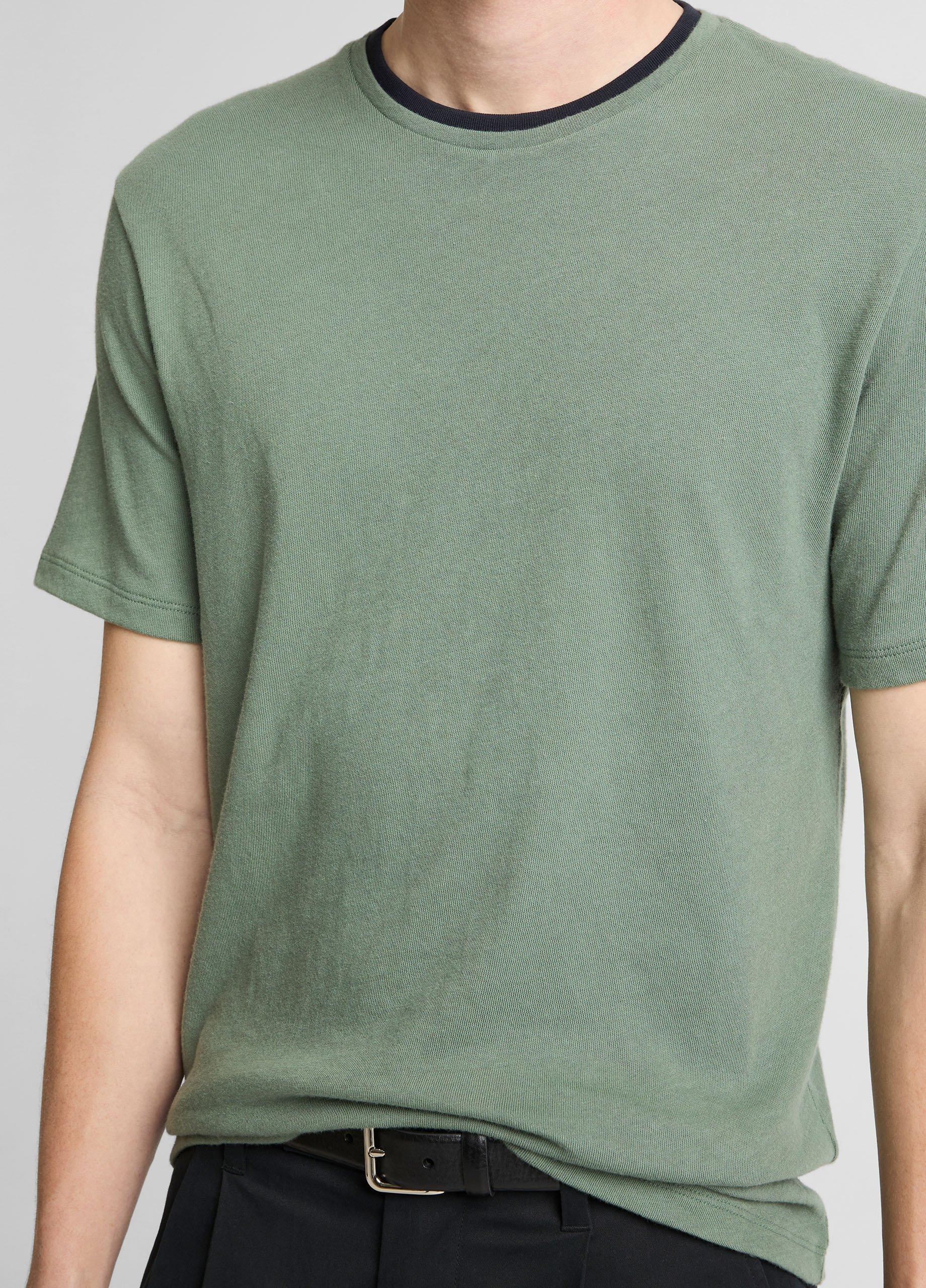 Cotton Double-Collar T-Shirt image number 1